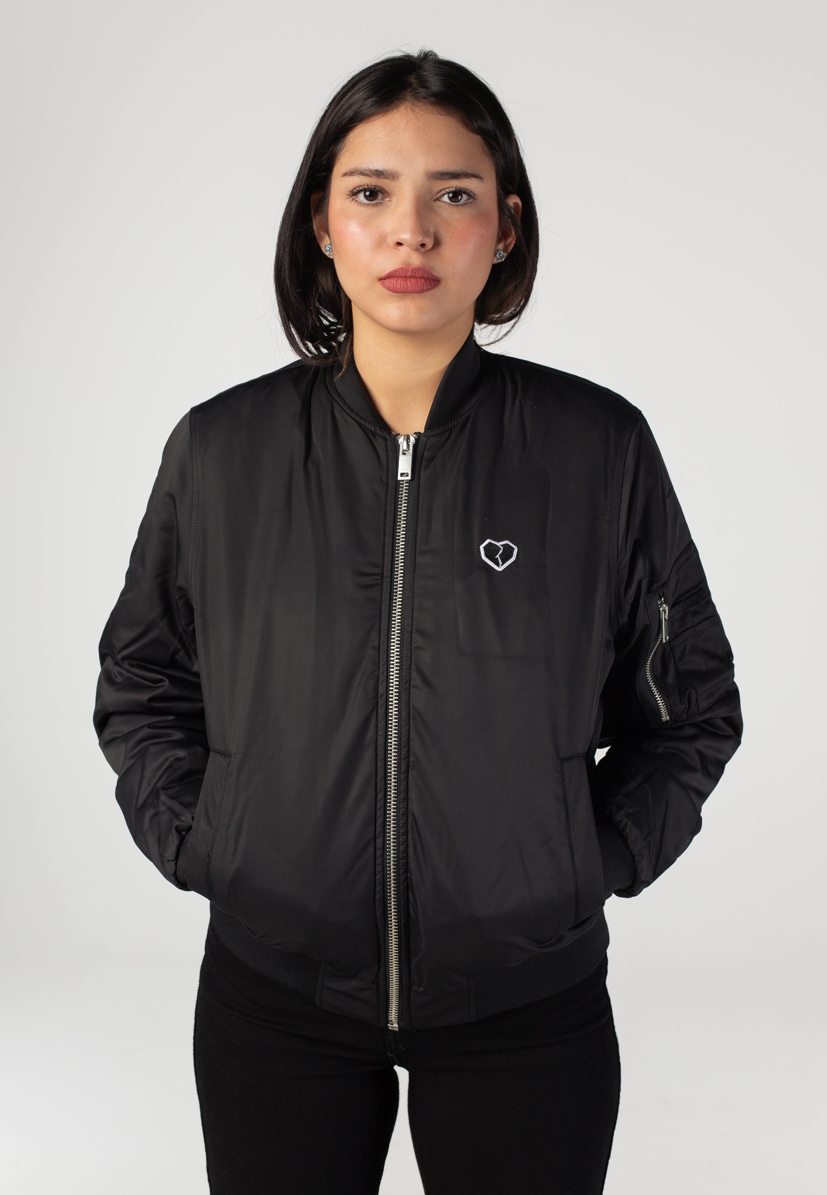 Atticus - Interstate Bomber Black - Jacket | Women-Image
