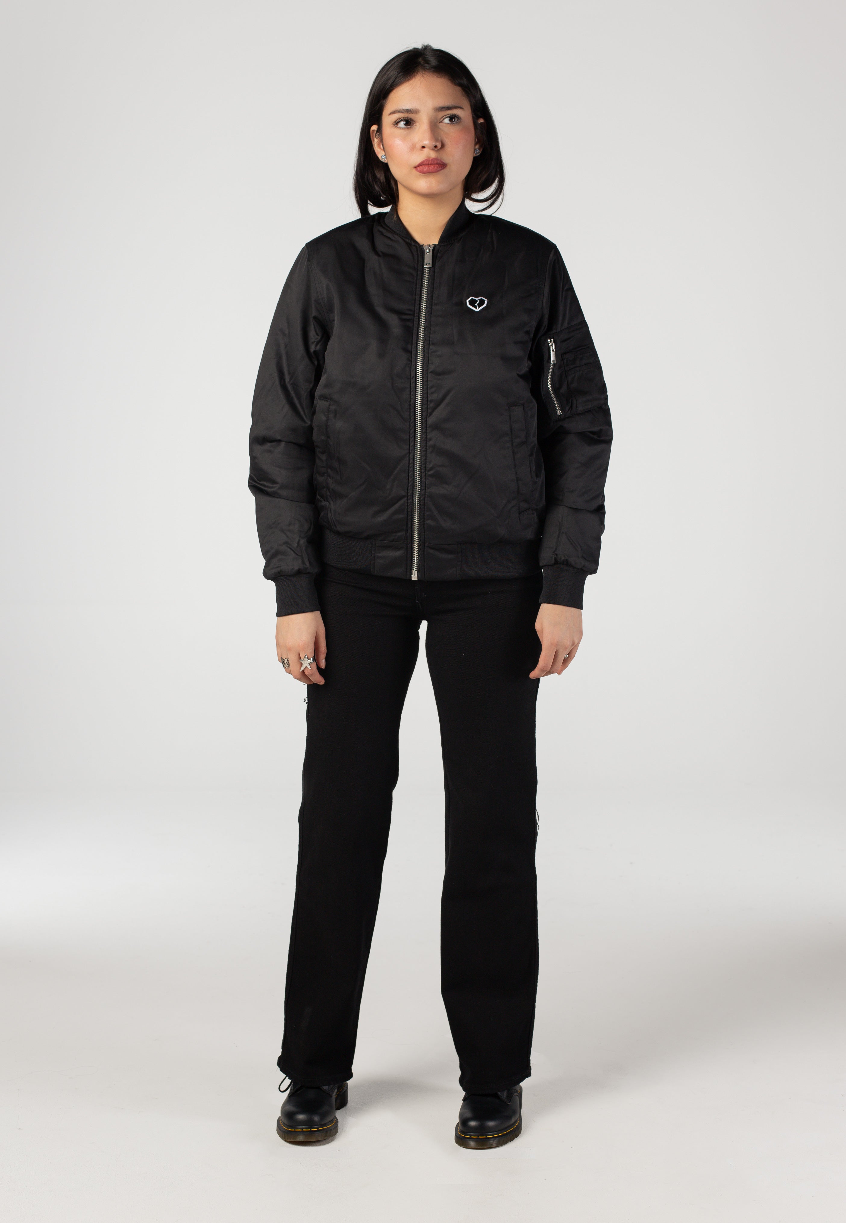 Atticus - Interstate Bomber Black - Jacket | Women-Image
