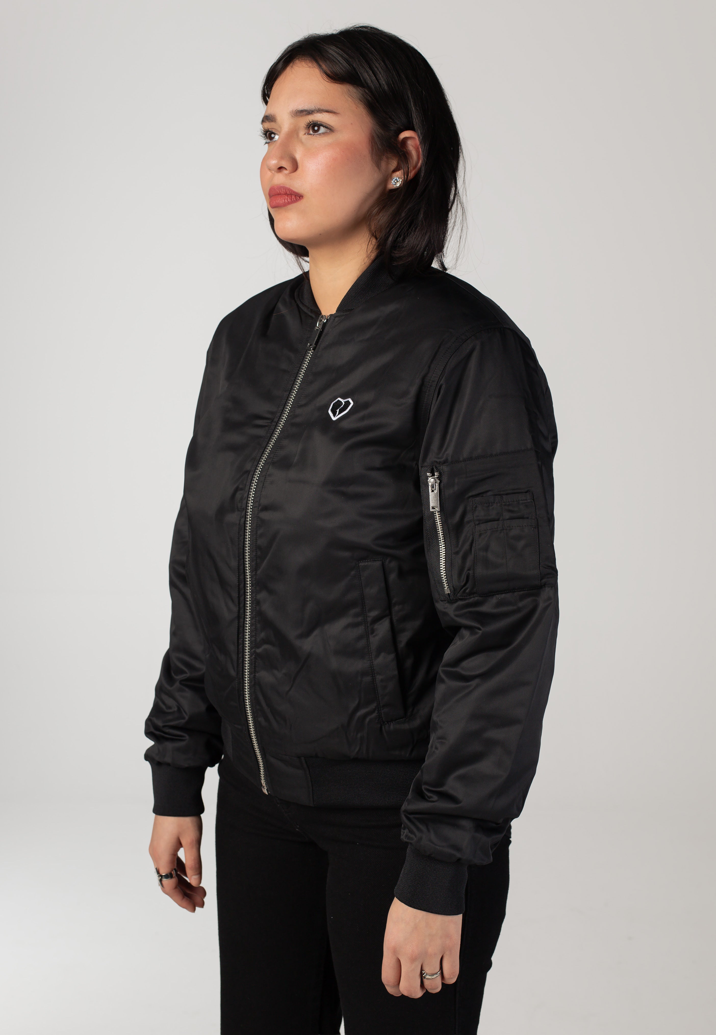 Atticus - Interstate Bomber Black - Jacket | Women-Image