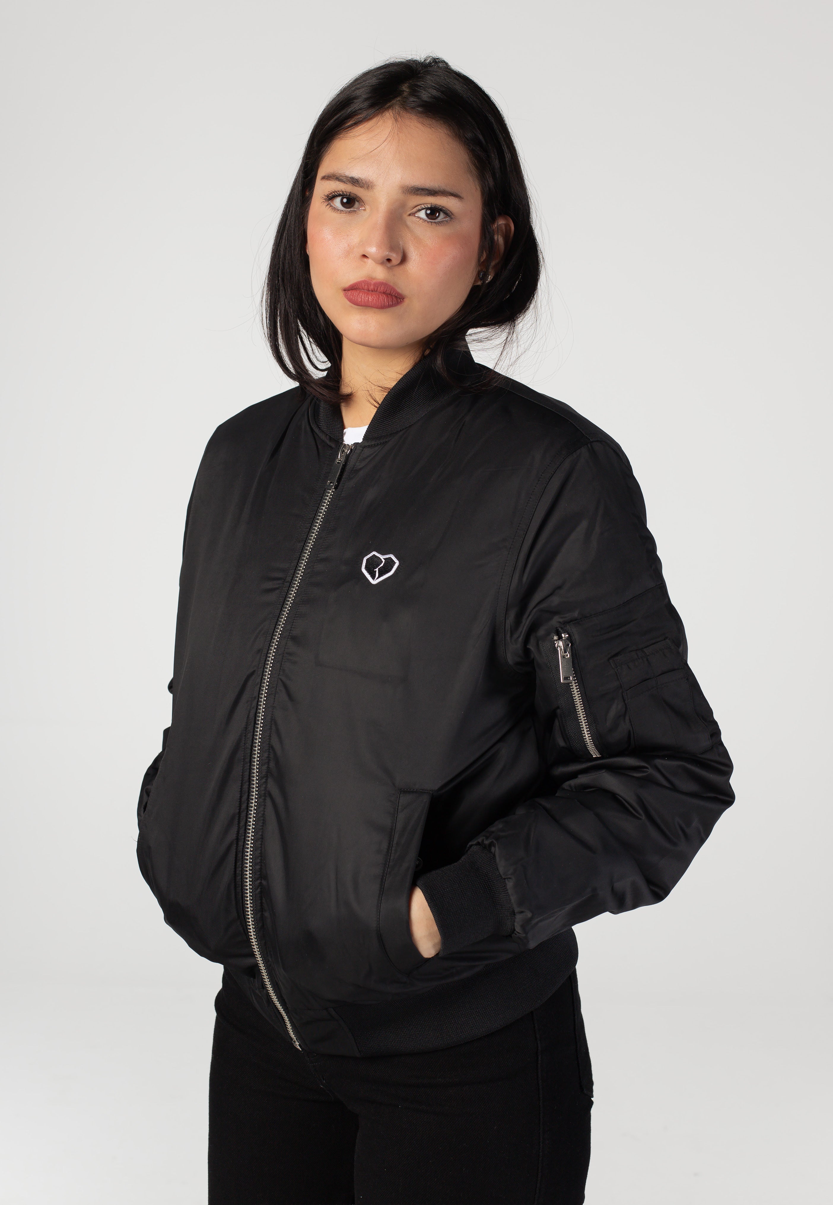 Atticus - Interstate Bomber Black - Jacket | Women-Image