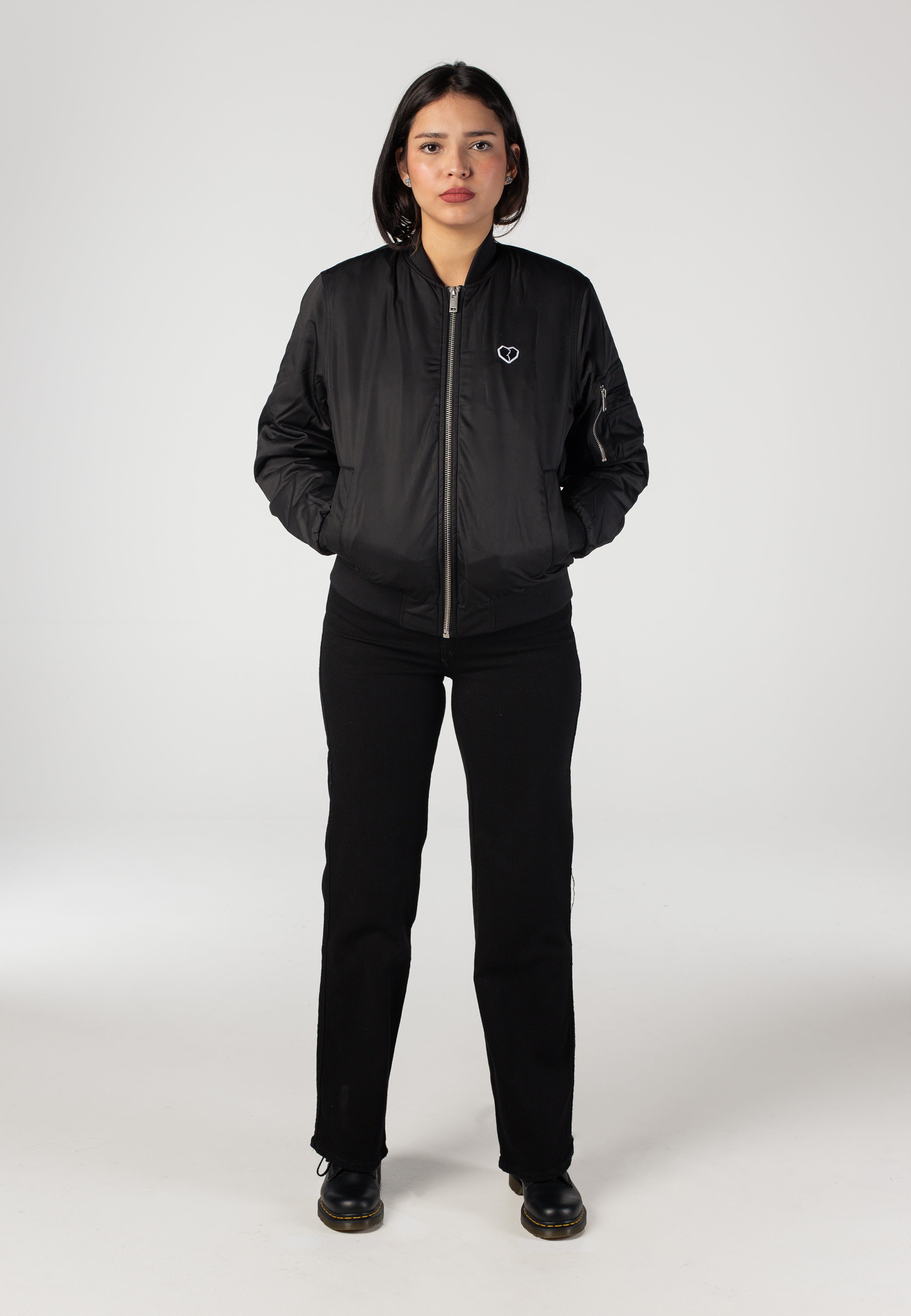 Atticus - Interstate Bomber Black - Jacket | Women-Image