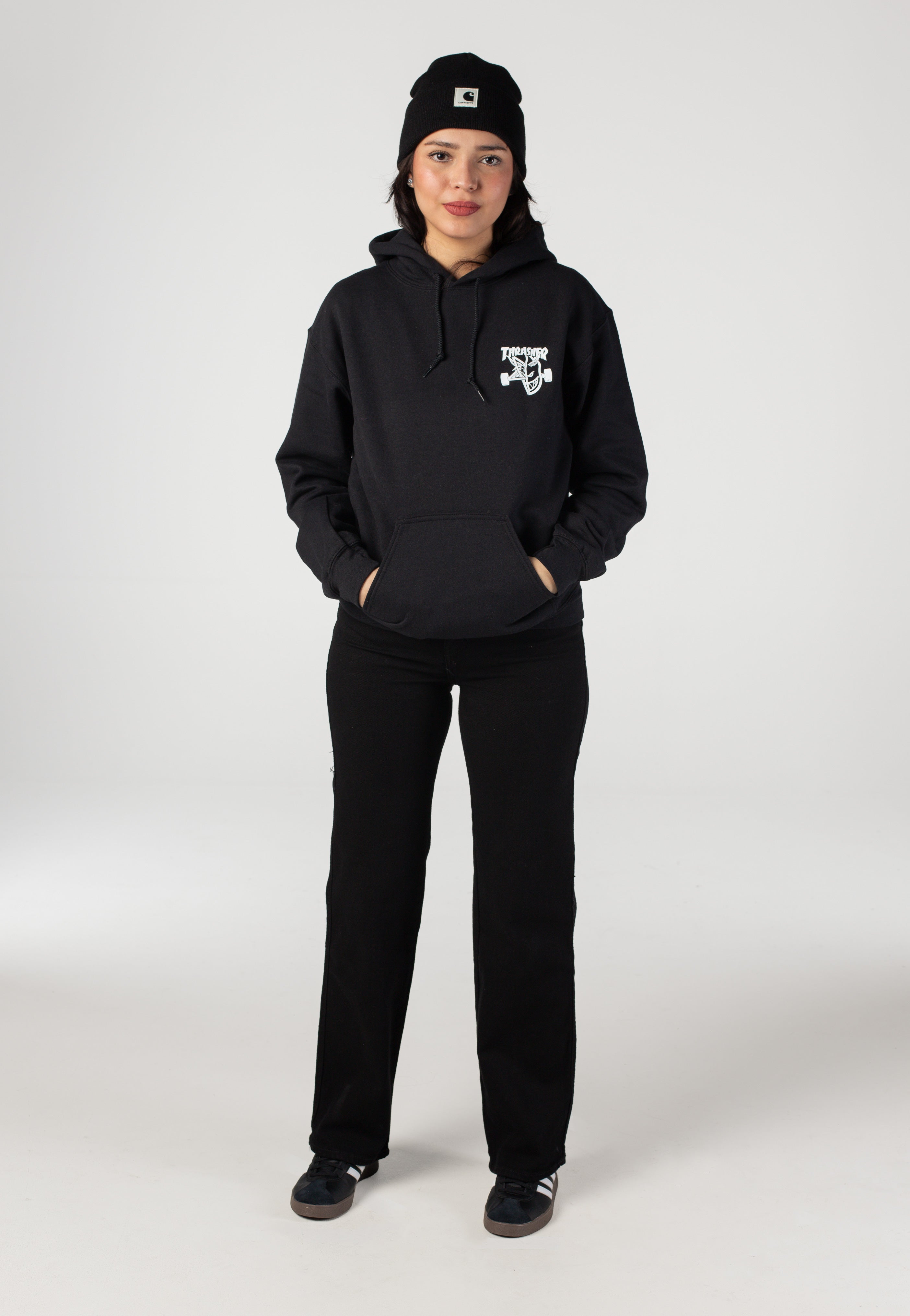 Thrasher x Spitfire - Classic Swirl Black - Hoodie | Women-Image