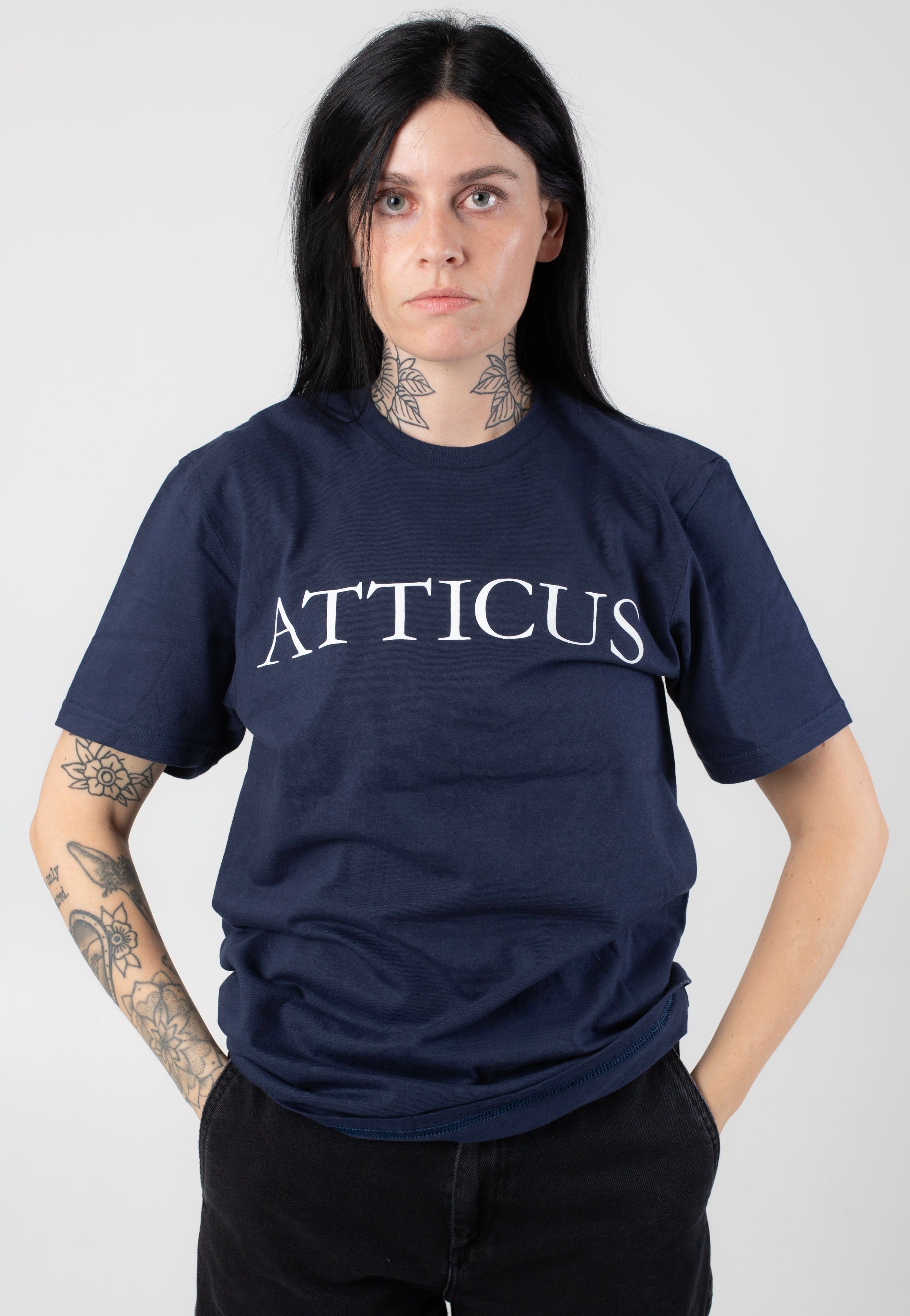 Atticus Logo Navy - T-Shirt | Impericon