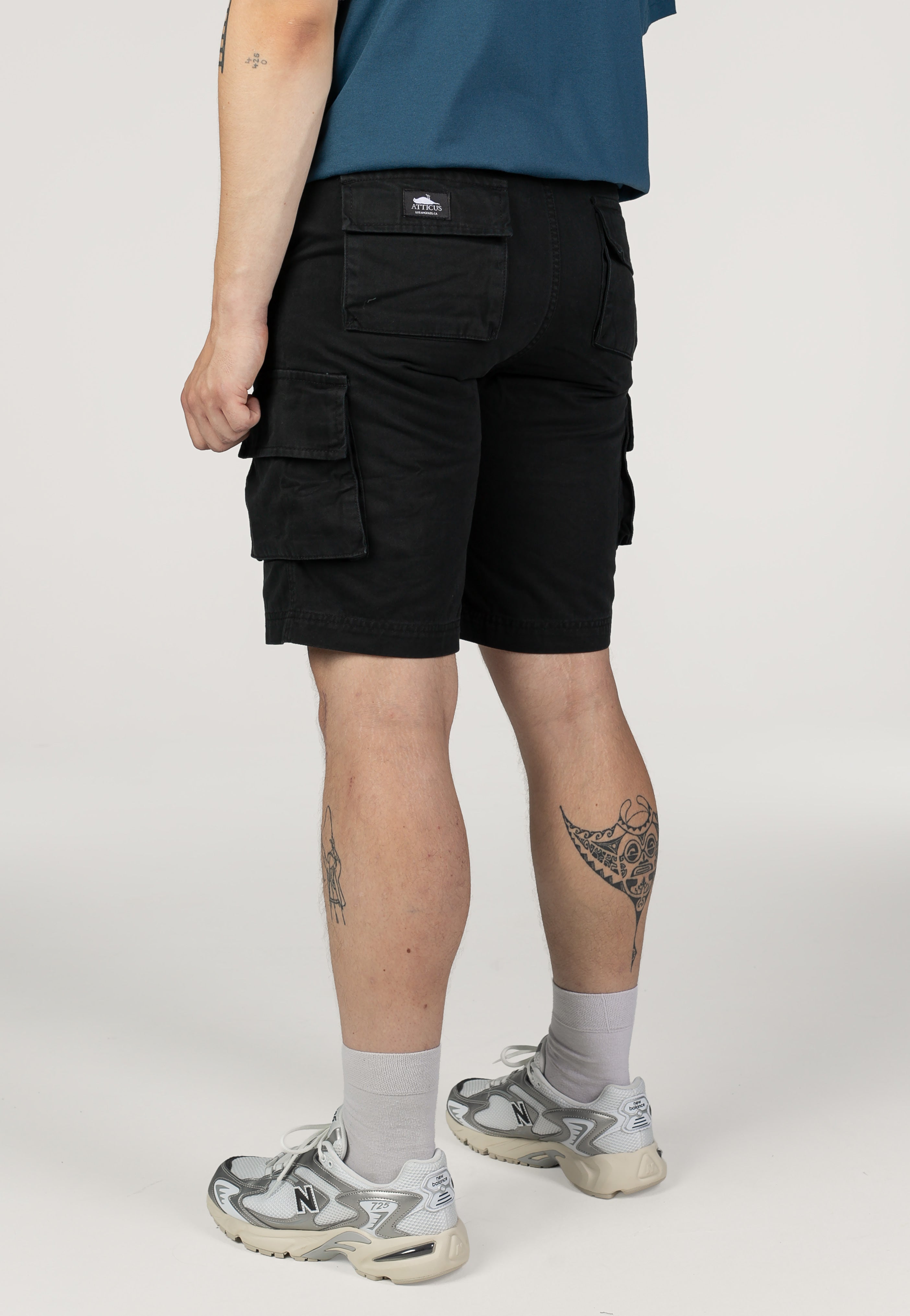 Atticus - Mission Cargo Black - Shorts | Men-Image