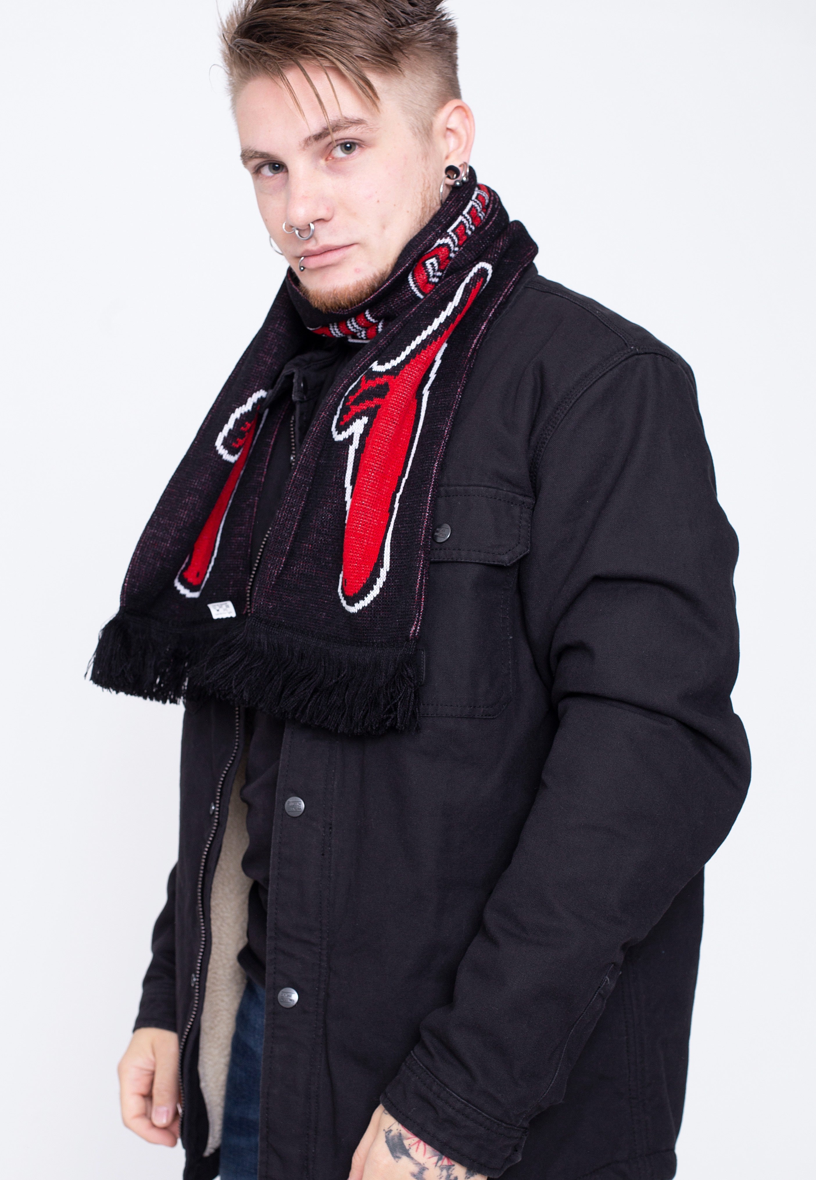 Atticus - NGQ Black - Scarf | Neutral-Image