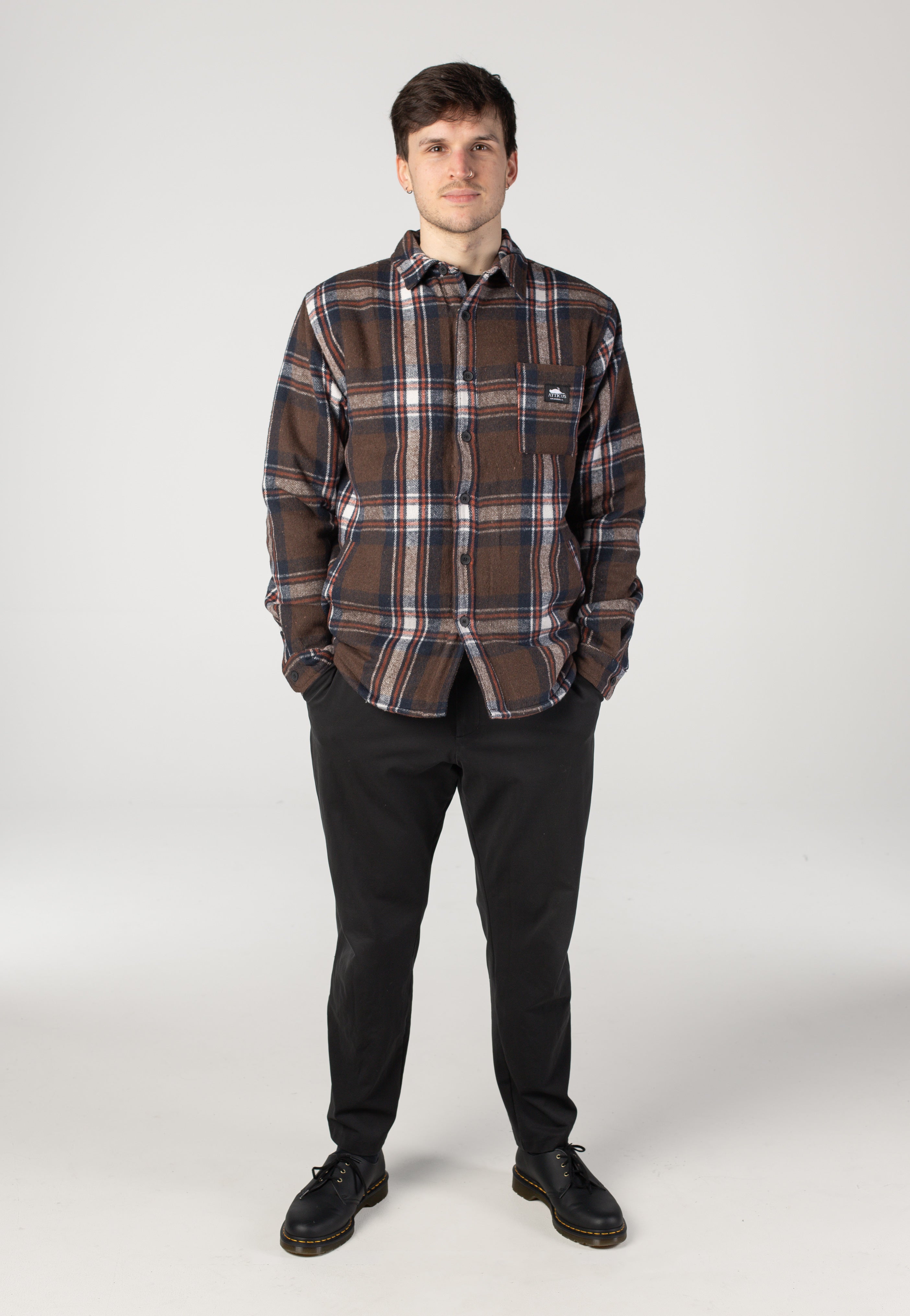Atticus - Ontario Flannel Brown - Jacket | Men-Image