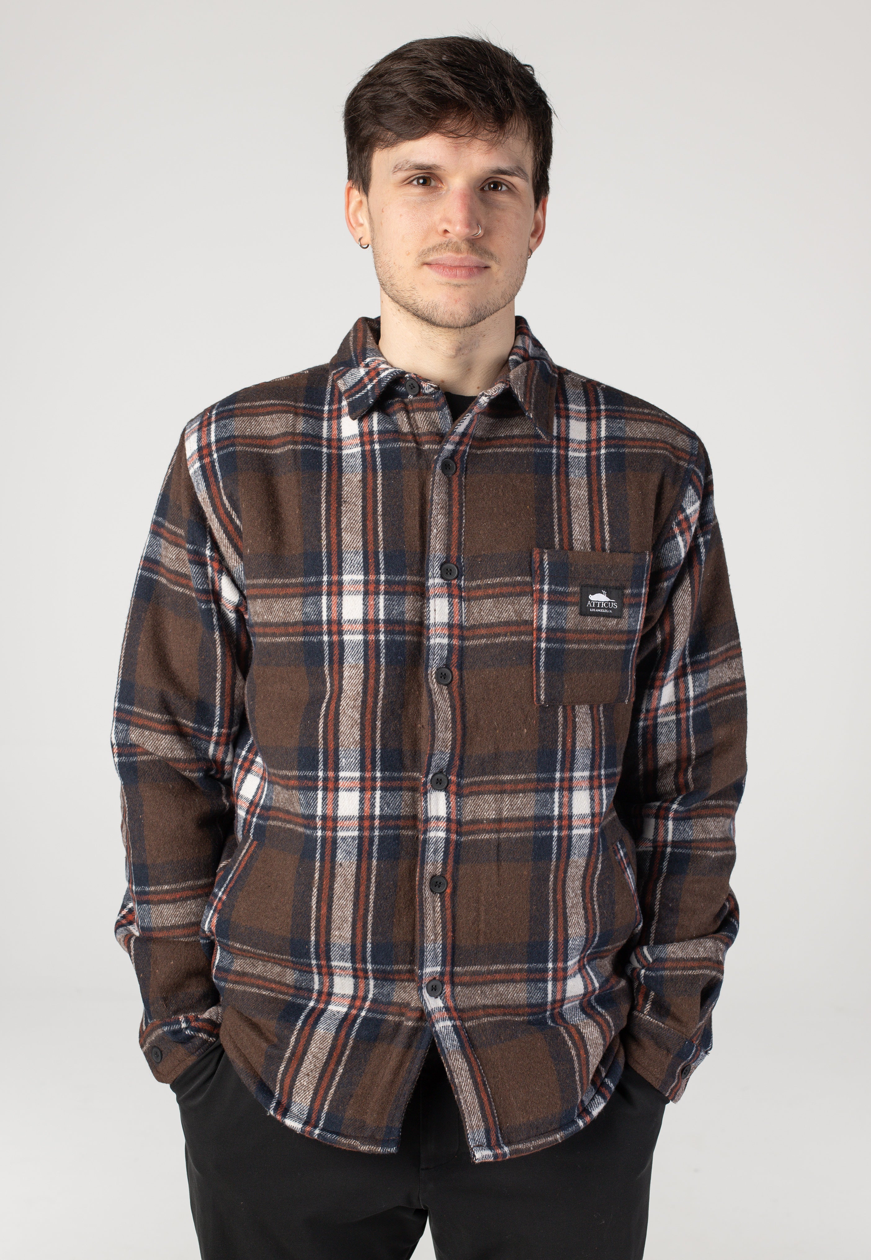 Atticus - Ontario Flannel Brown - Jacket | Men-Image