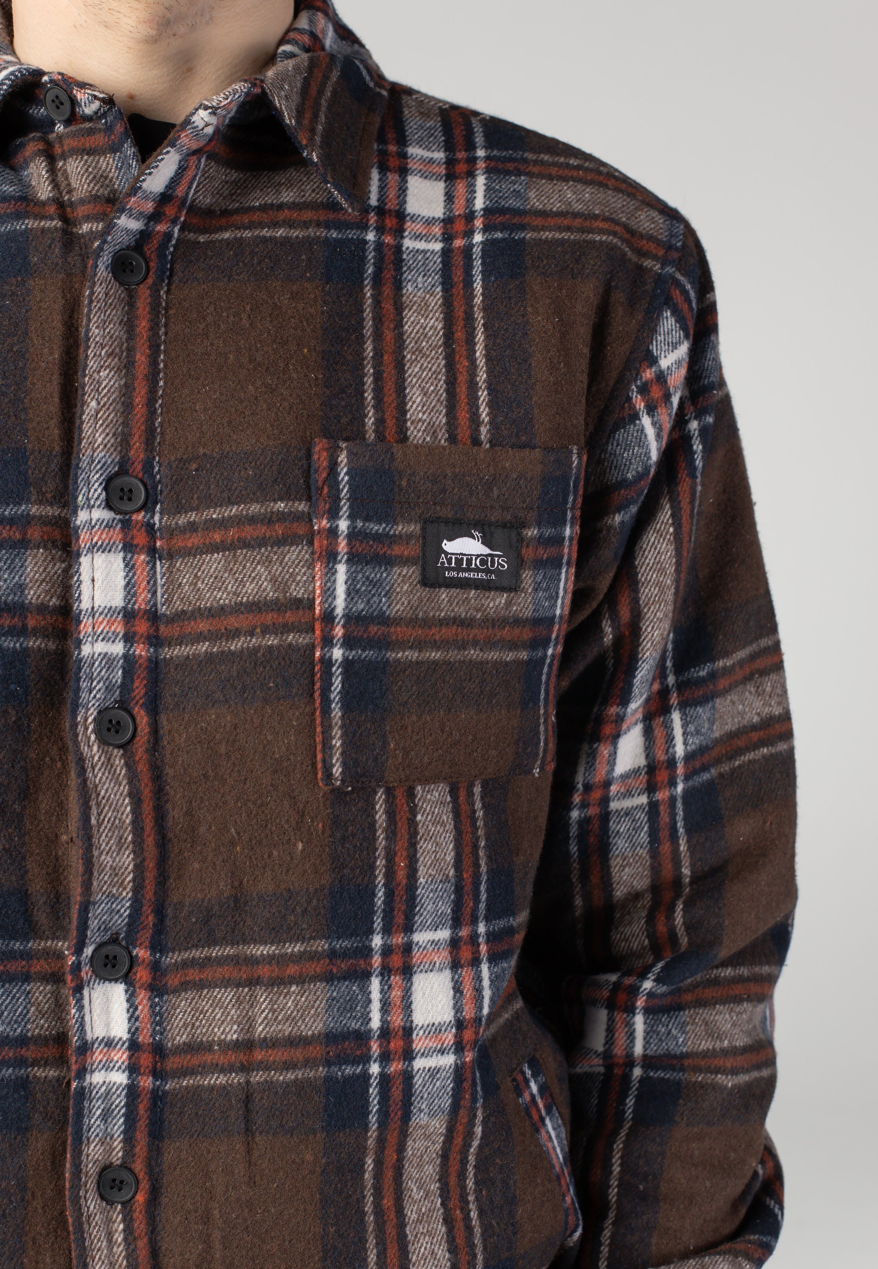 Atticus - Ontario Flannel Brown - Jacket | Men-Image