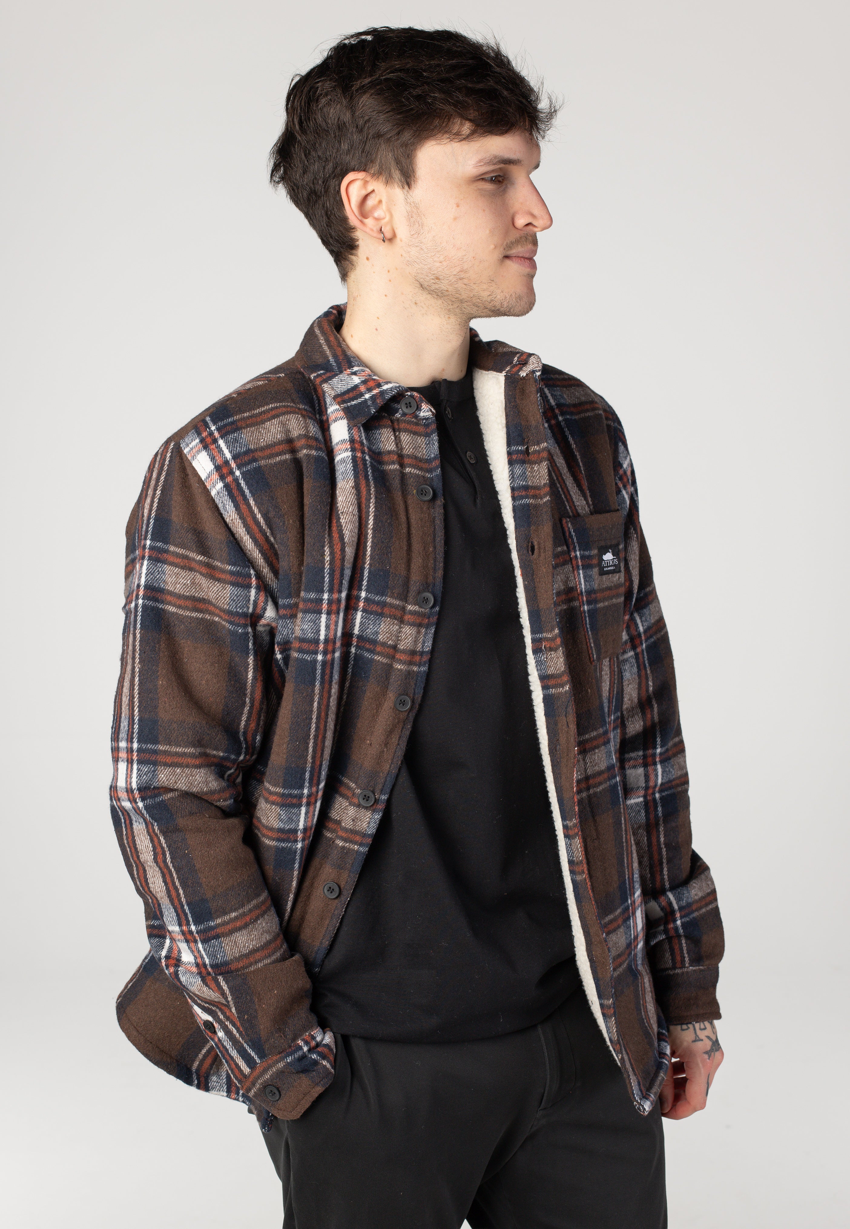 Atticus - Ontario Flannel Brown - Jacket | Men-Image