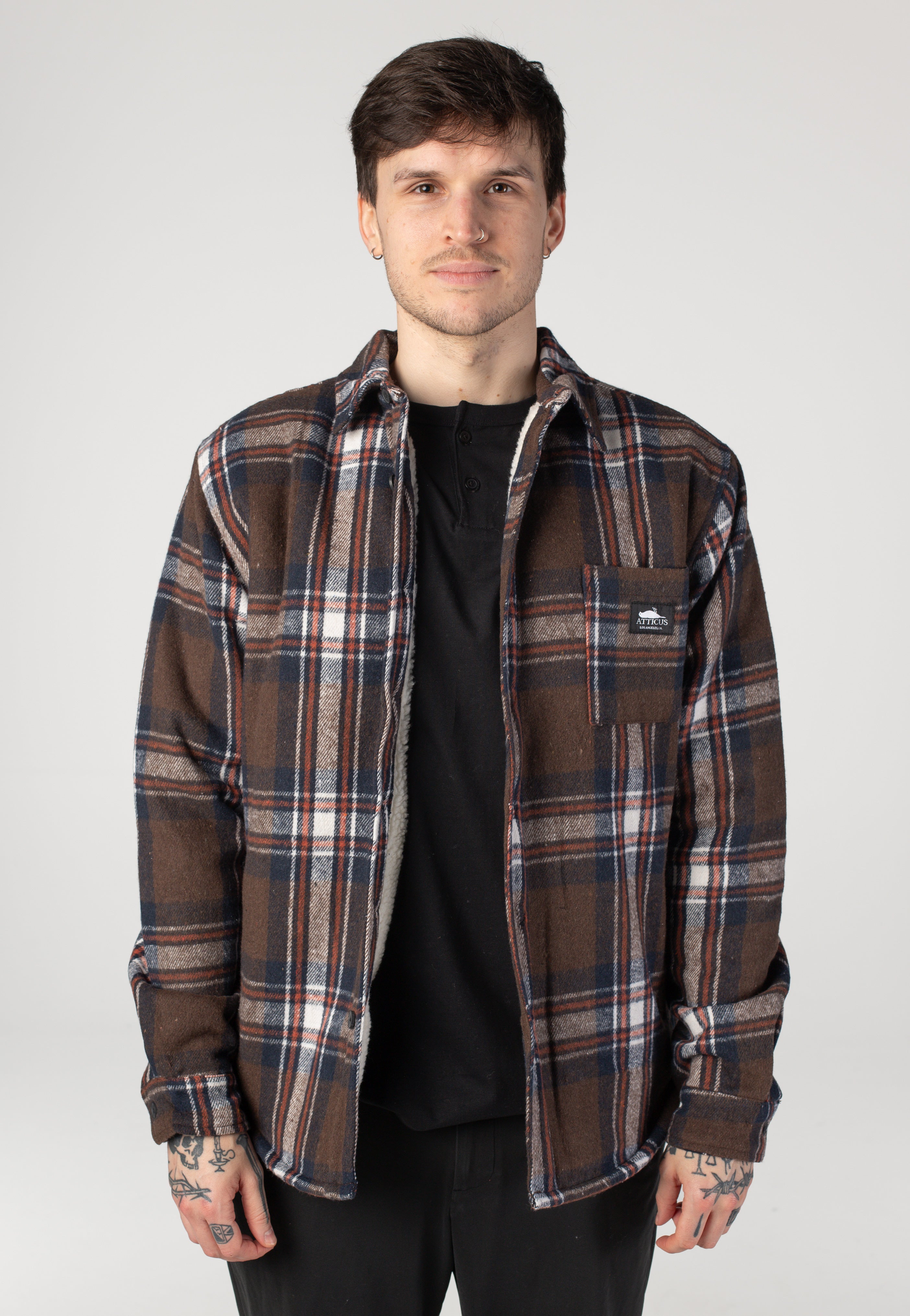 Atticus - Ontario Flannel Brown - Jacket | Men-Image