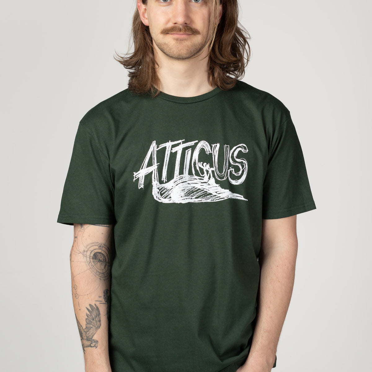 Atticus - Pencil Forest Green - T-Shirt | Impericon