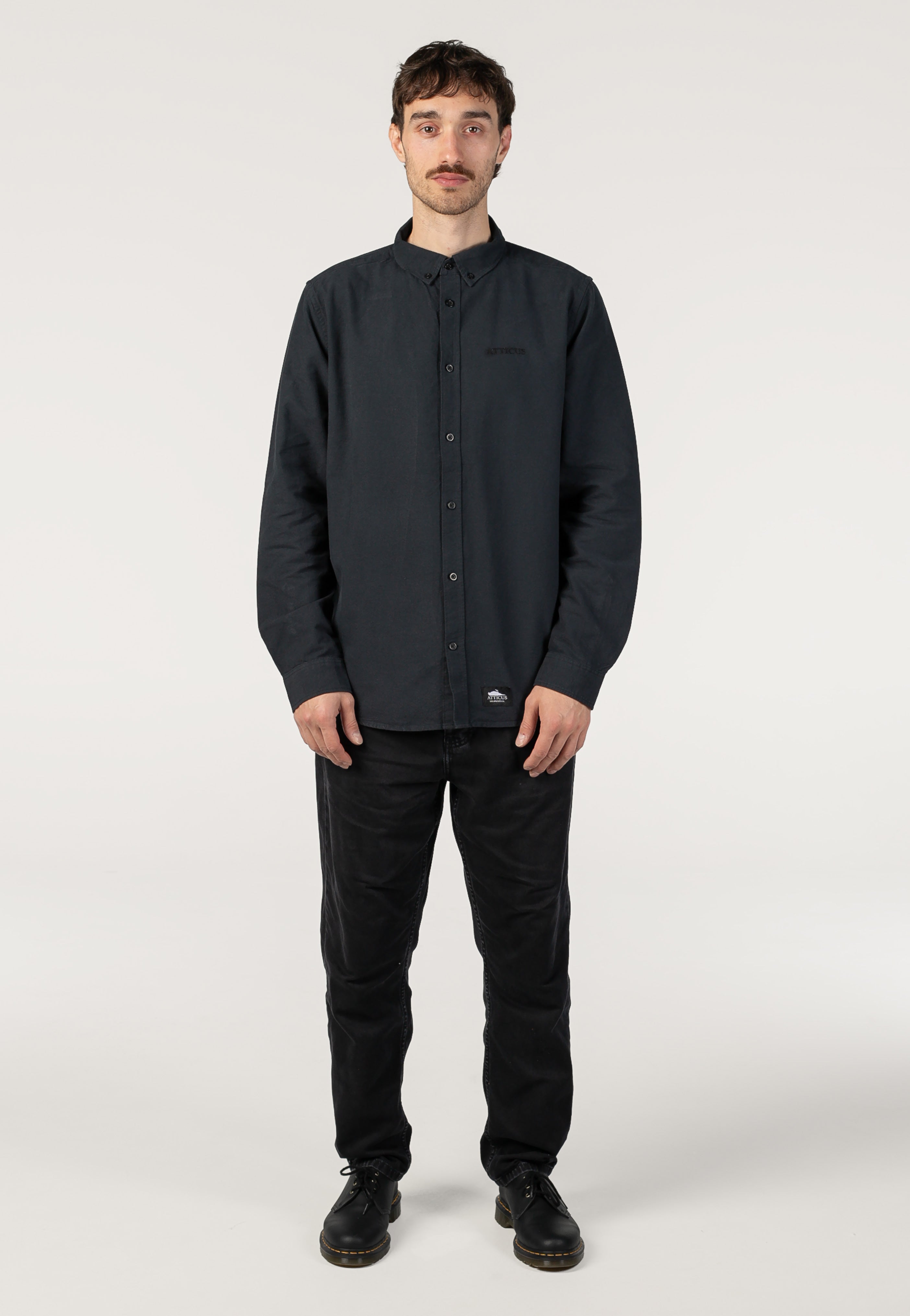 Atticus - Piero Woven Black - Shirt | Men-Image