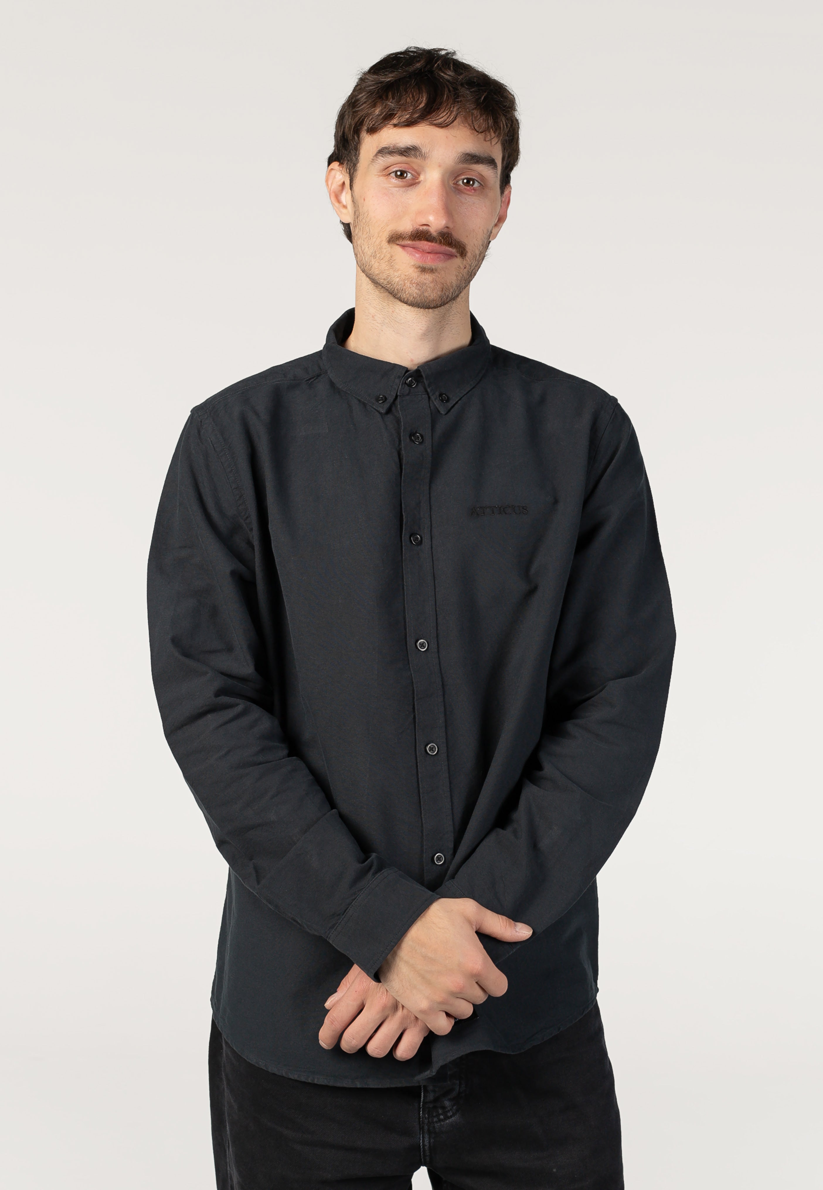 Atticus - Piero Woven Black - Shirt | Men-Image