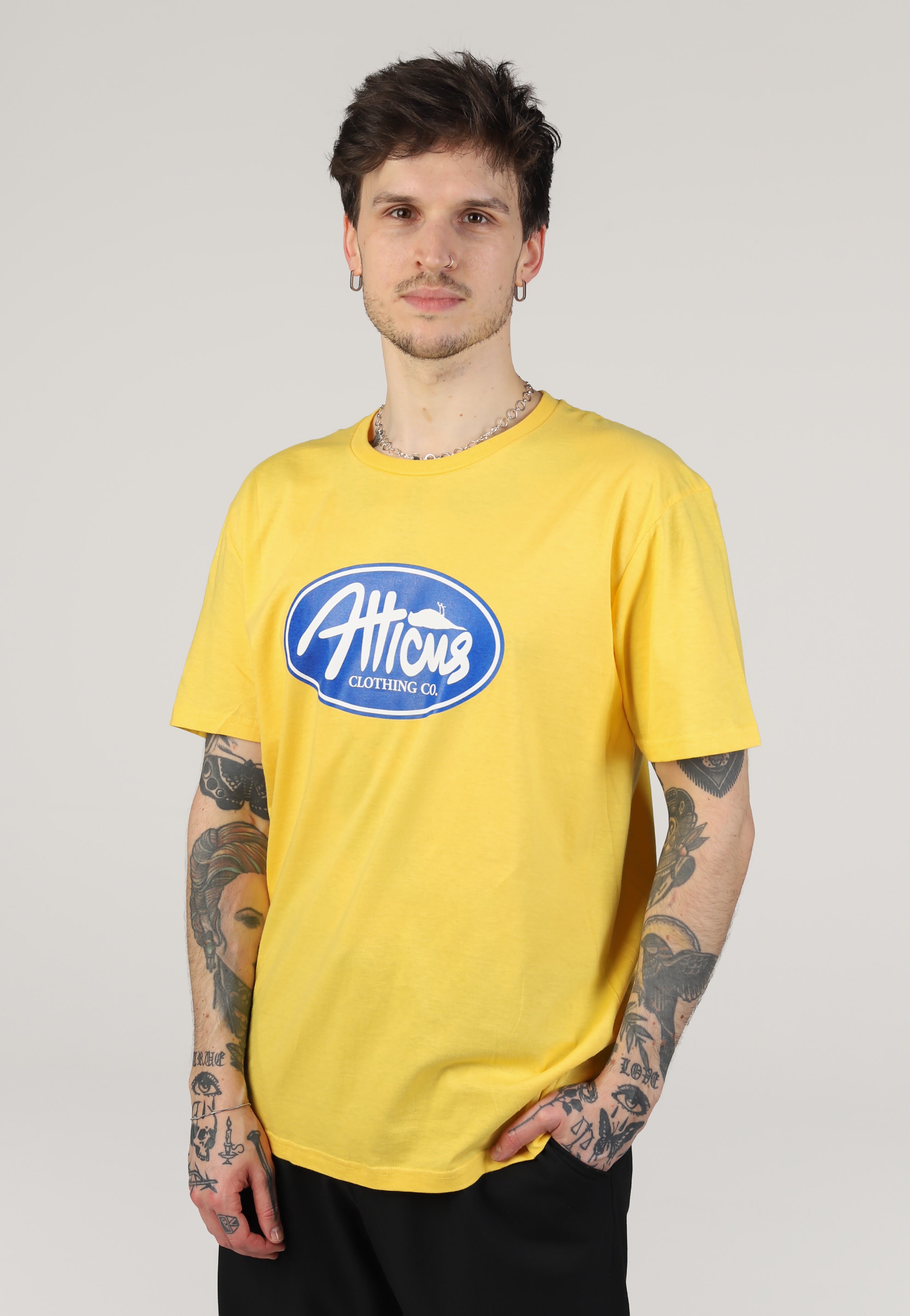 Atticus - Plate Daisy Yellow - T-Shirt | Men-Image