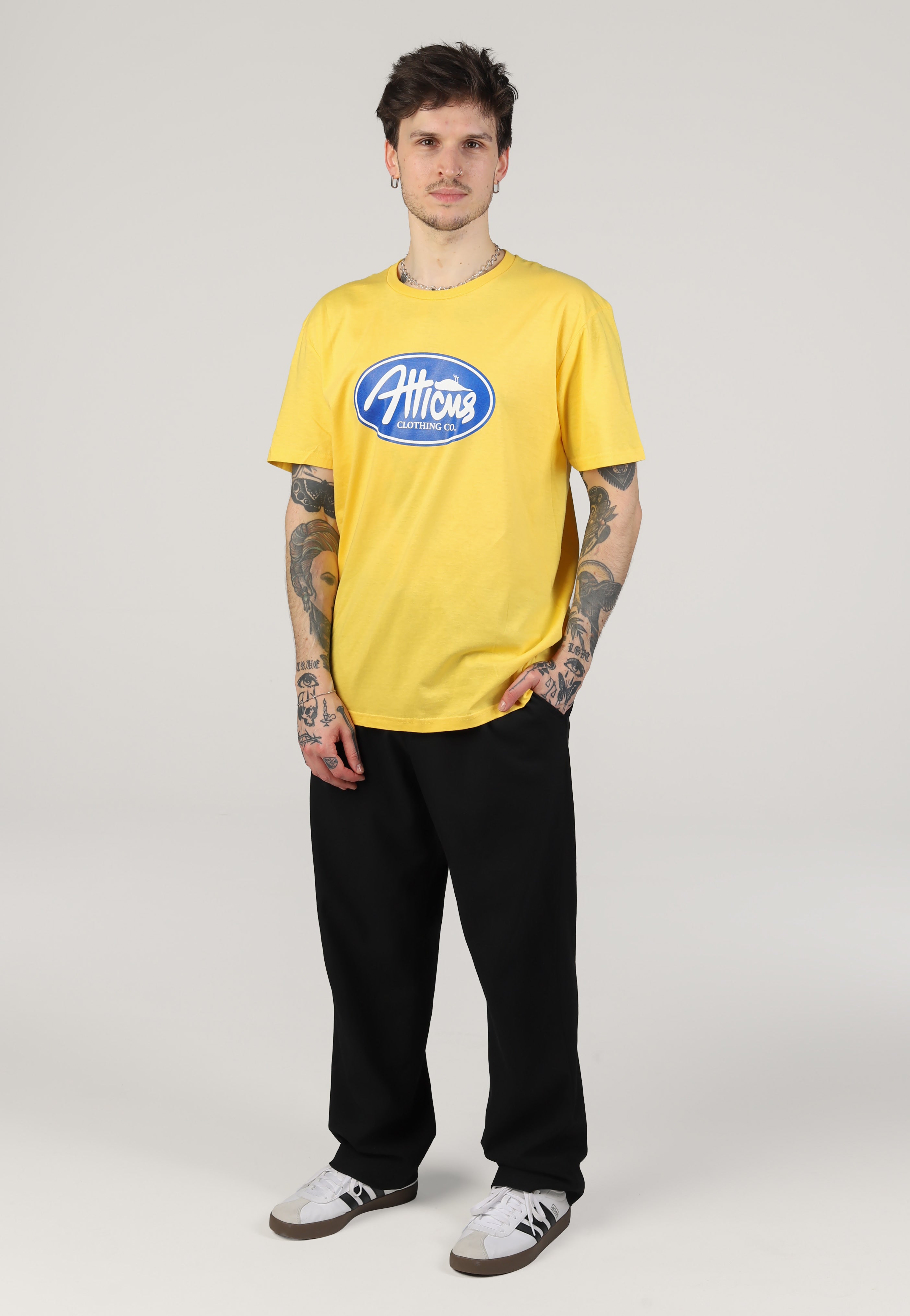 Atticus - Plate Daisy Yellow - T-Shirt | Men-Image
