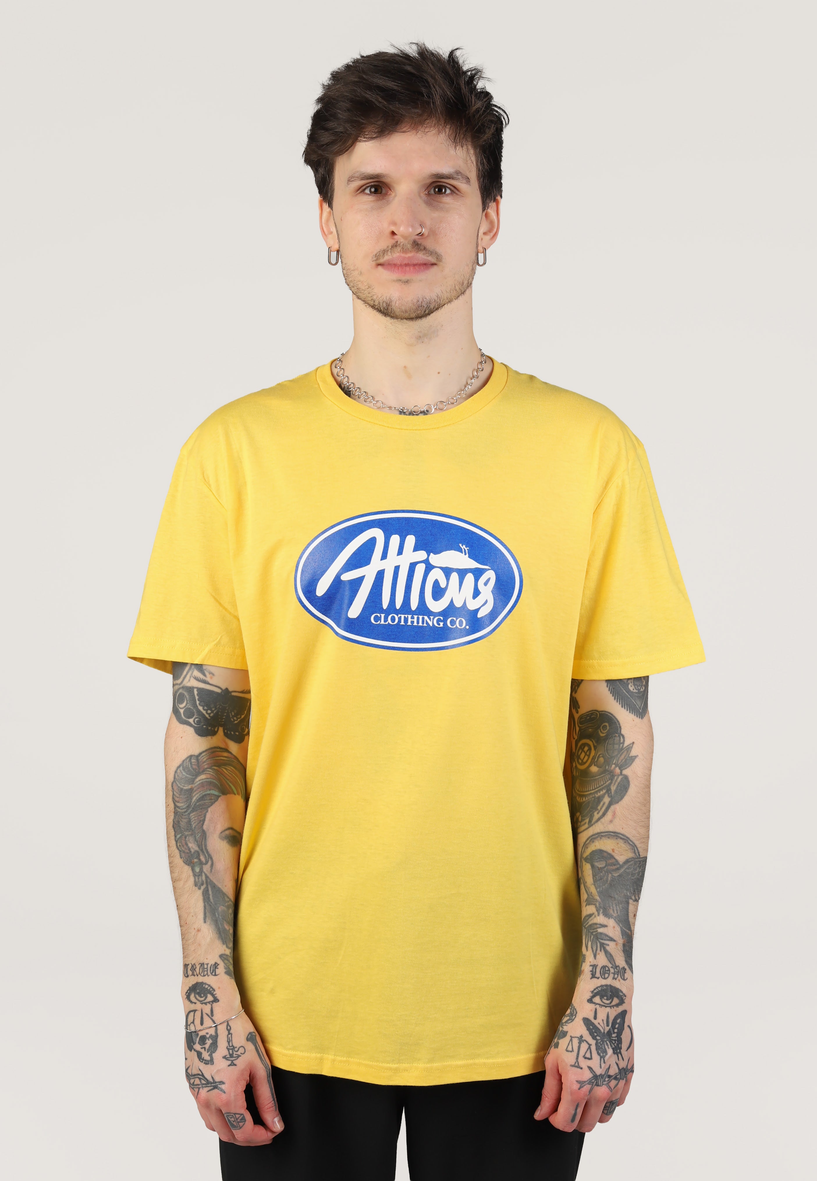 Atticus - Plate Daisy Yellow - T-Shirt | Men-Image