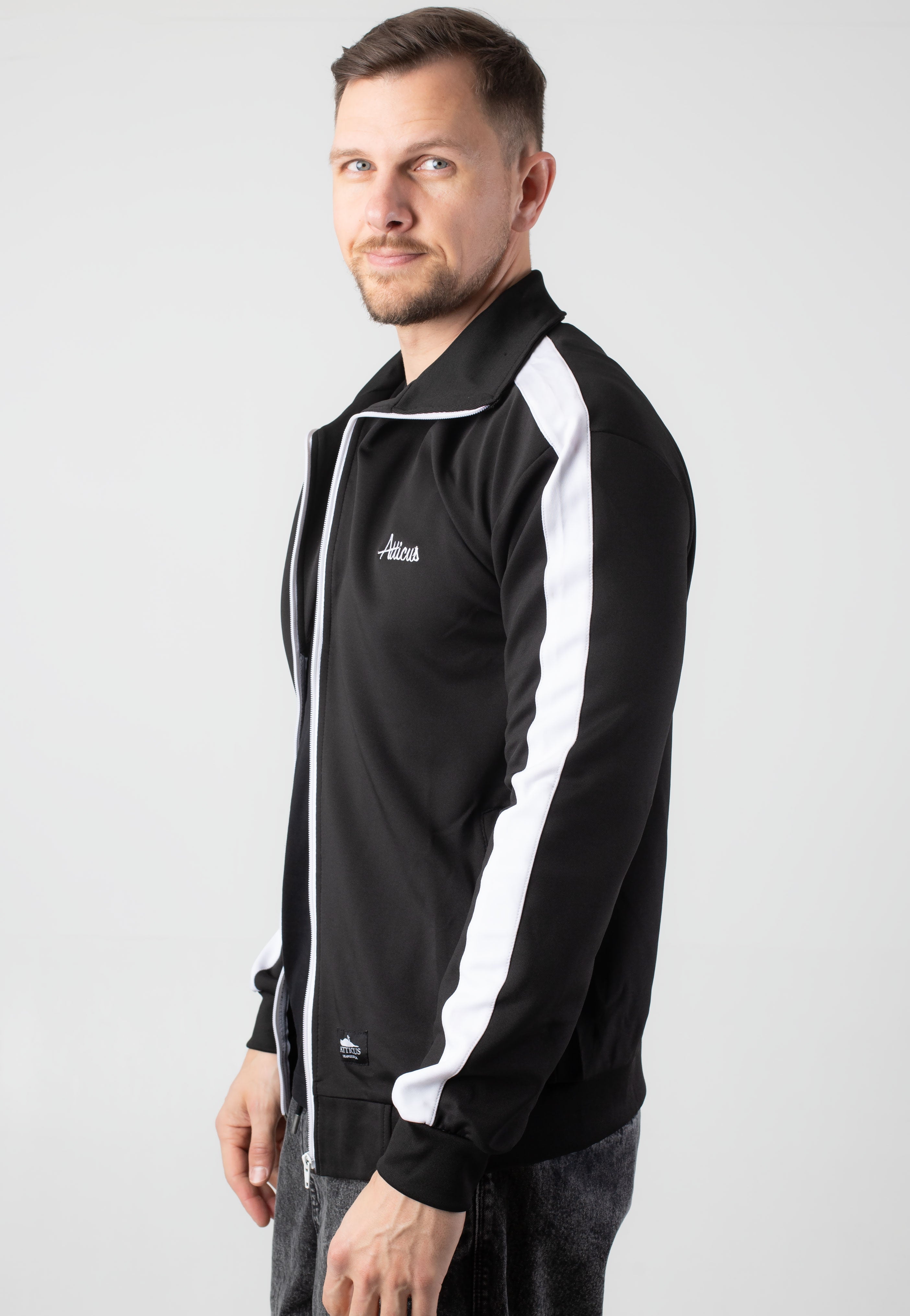 Atticus - Script Track Black - Track Jacket | Men-Image