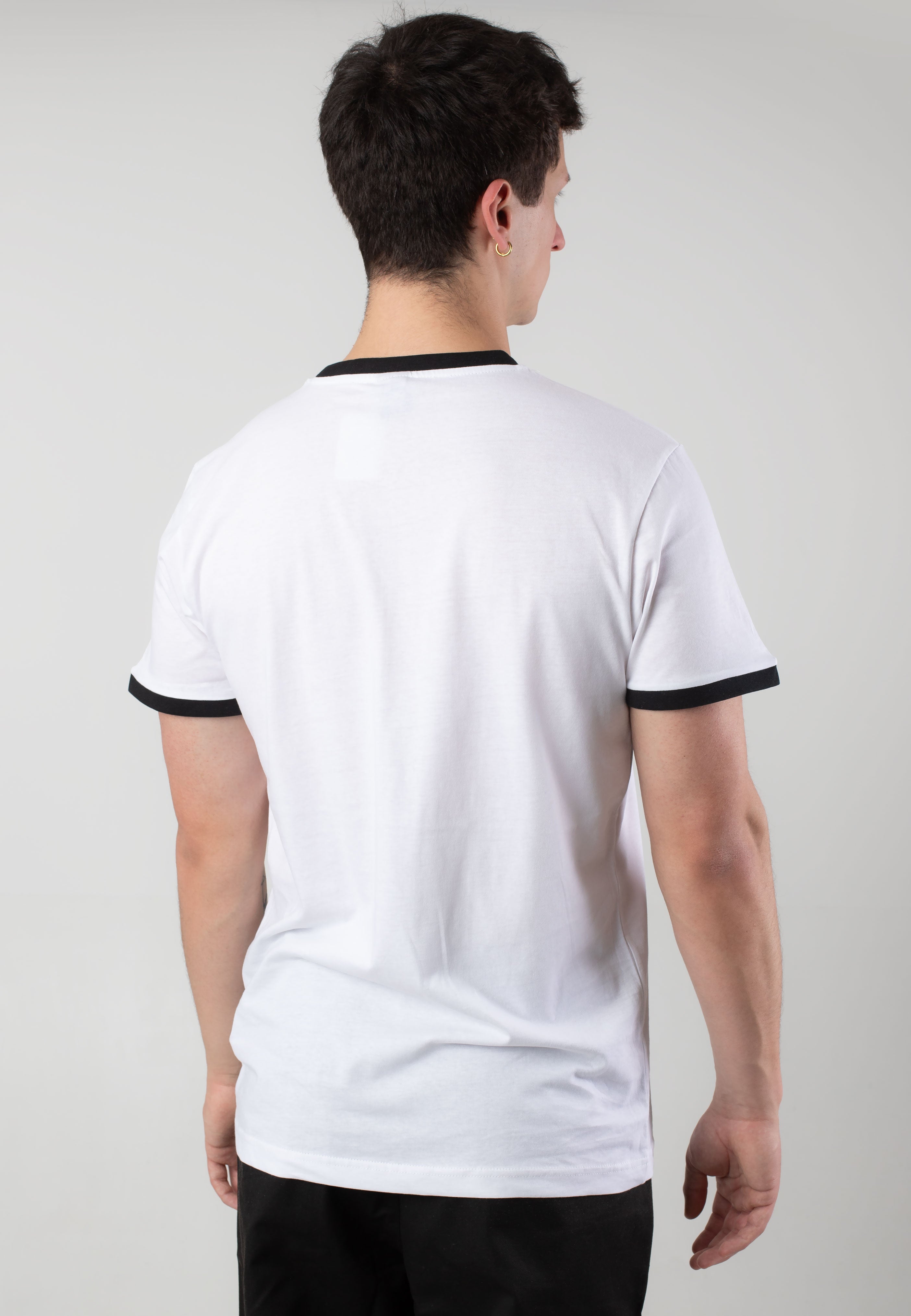 Atticus - Trifold Ringer White/Black - T-Shirt | Men-Image