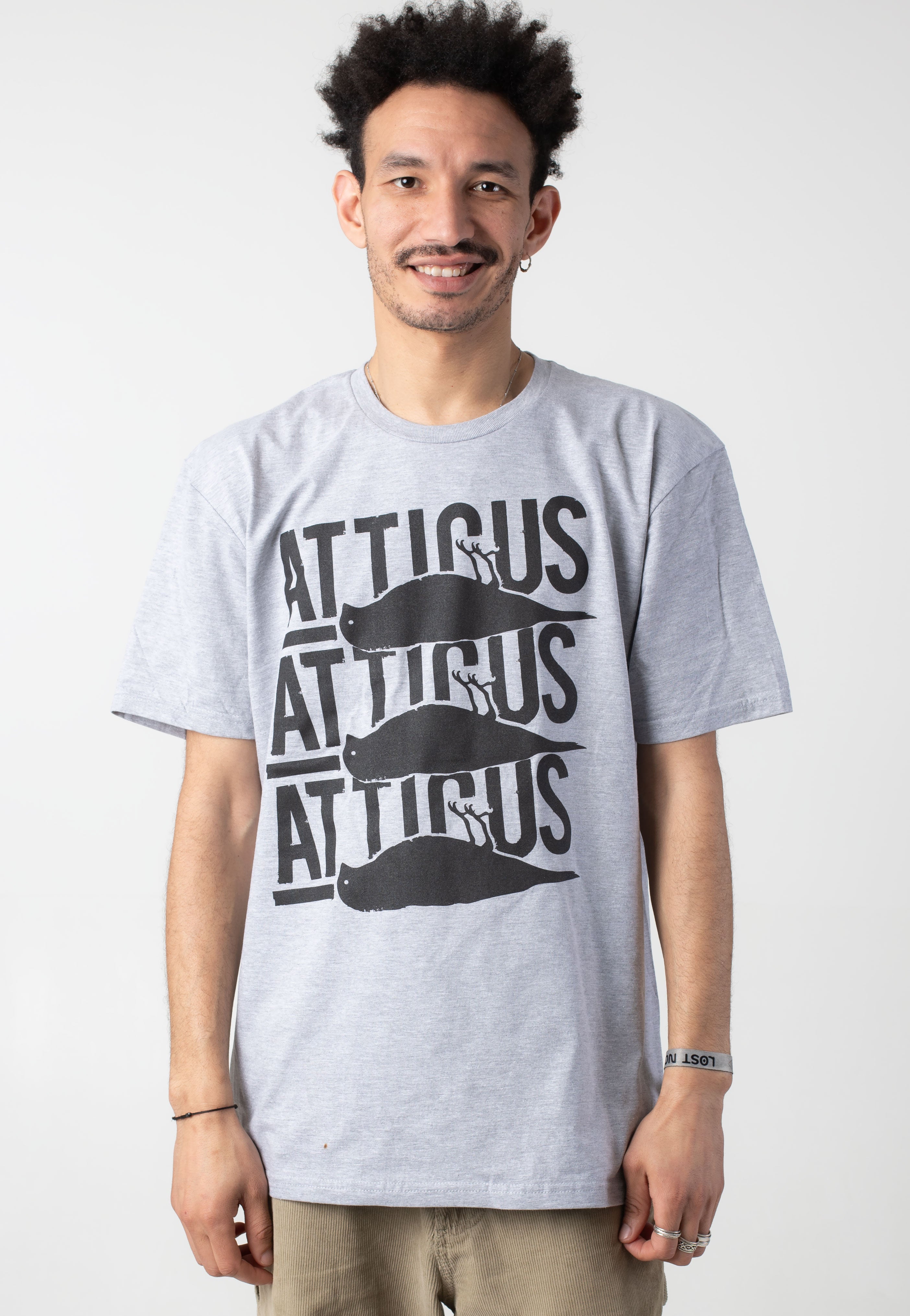 Atticus - Trifold Heather Grey - T-Shirt | Men-Image