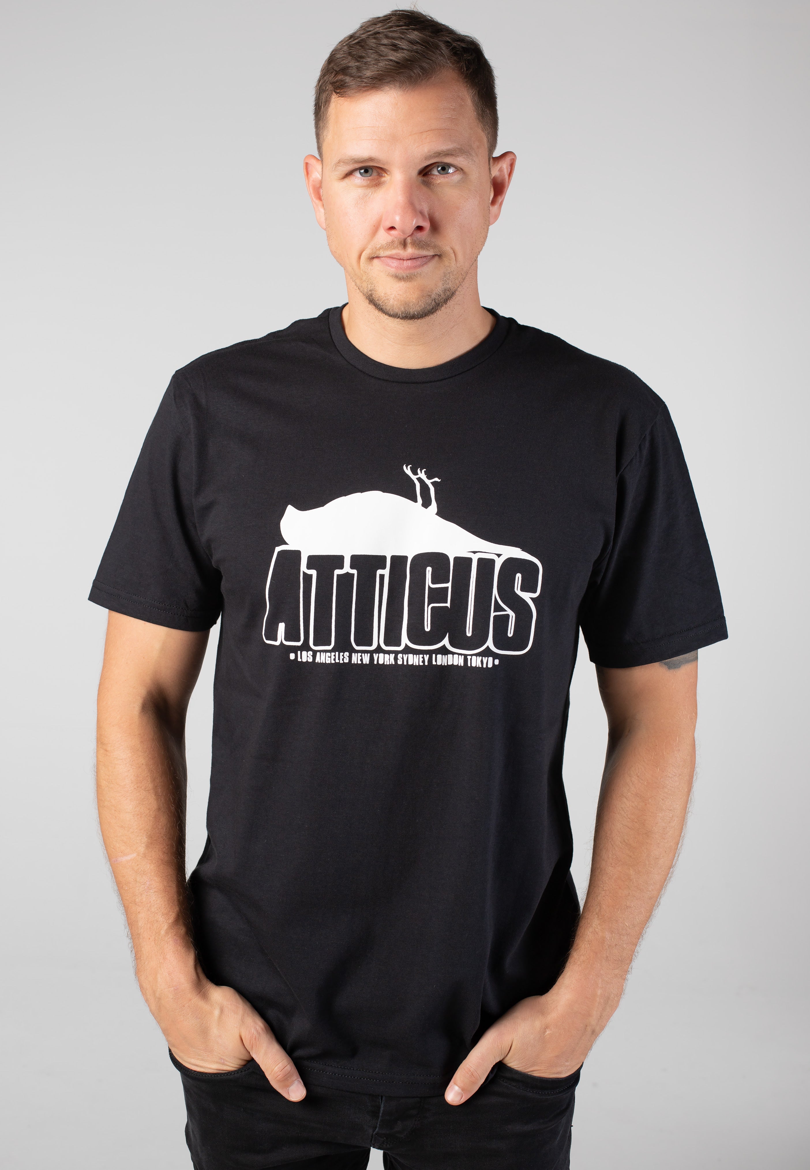 Atticus - Waring Black/White - T-Shirt | Men-Image