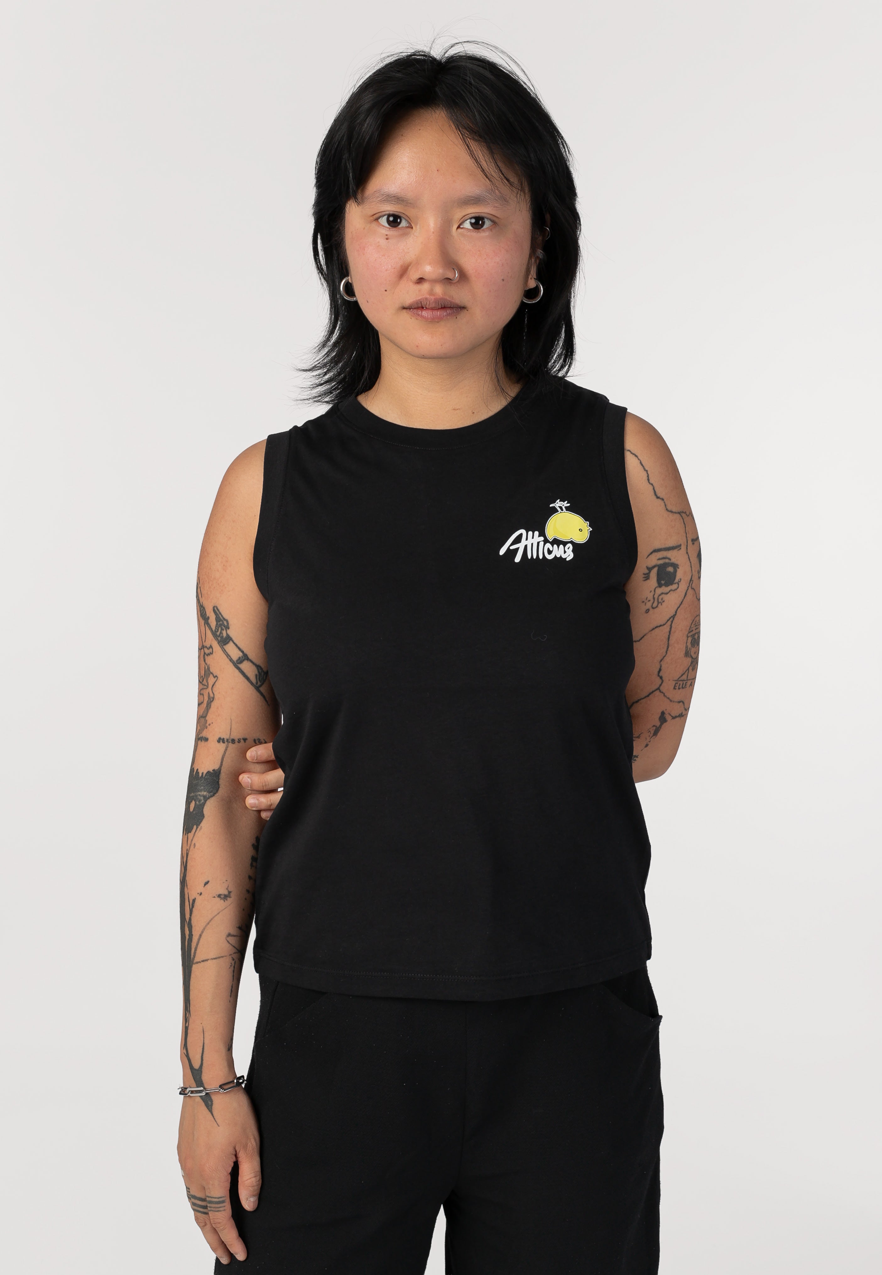Atticus - Womens Birdy Black - Tank | Women-Image