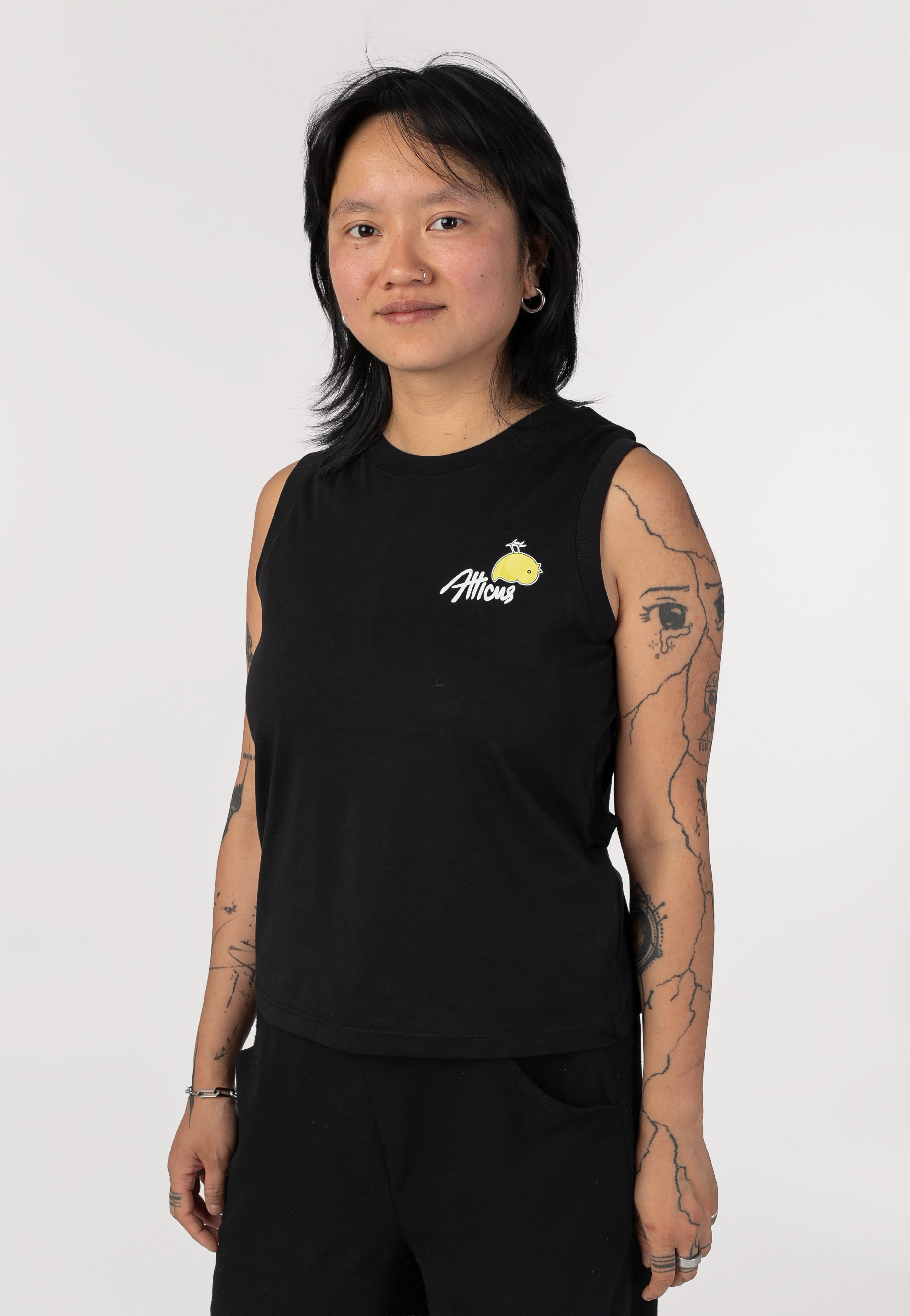 Atticus - Womens Birdy Black - Tank | Women-Image
