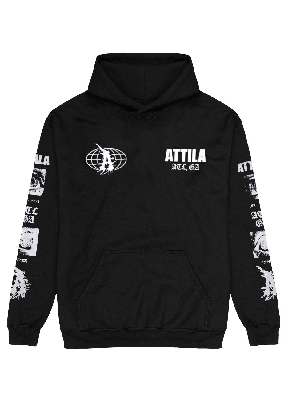 Attila - Globe Est - Hoodie | Neutral-Image
