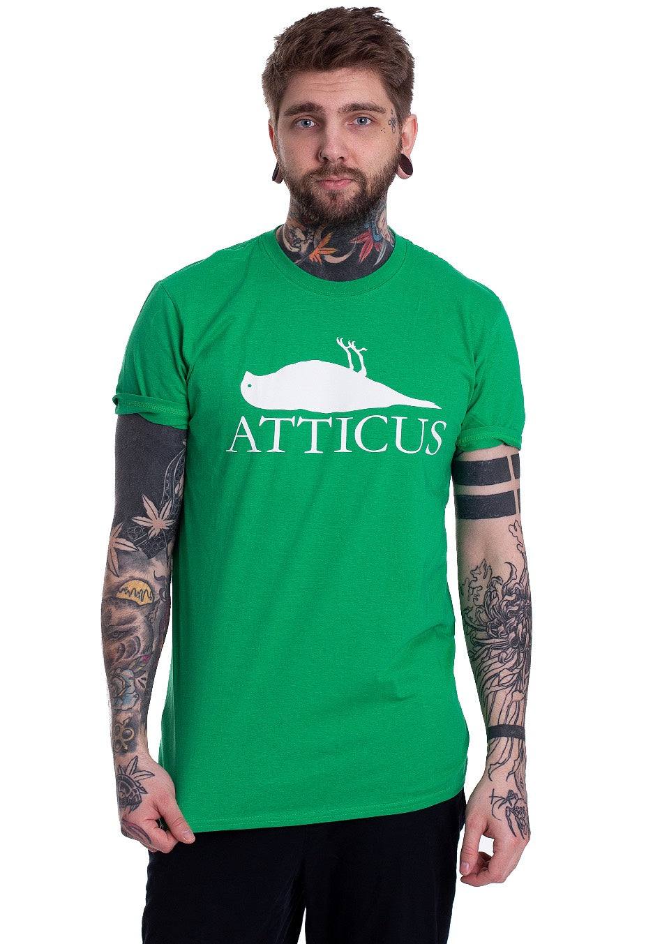Atticus - Brand Logo Irish Green - T-Shirt | Men-Image
