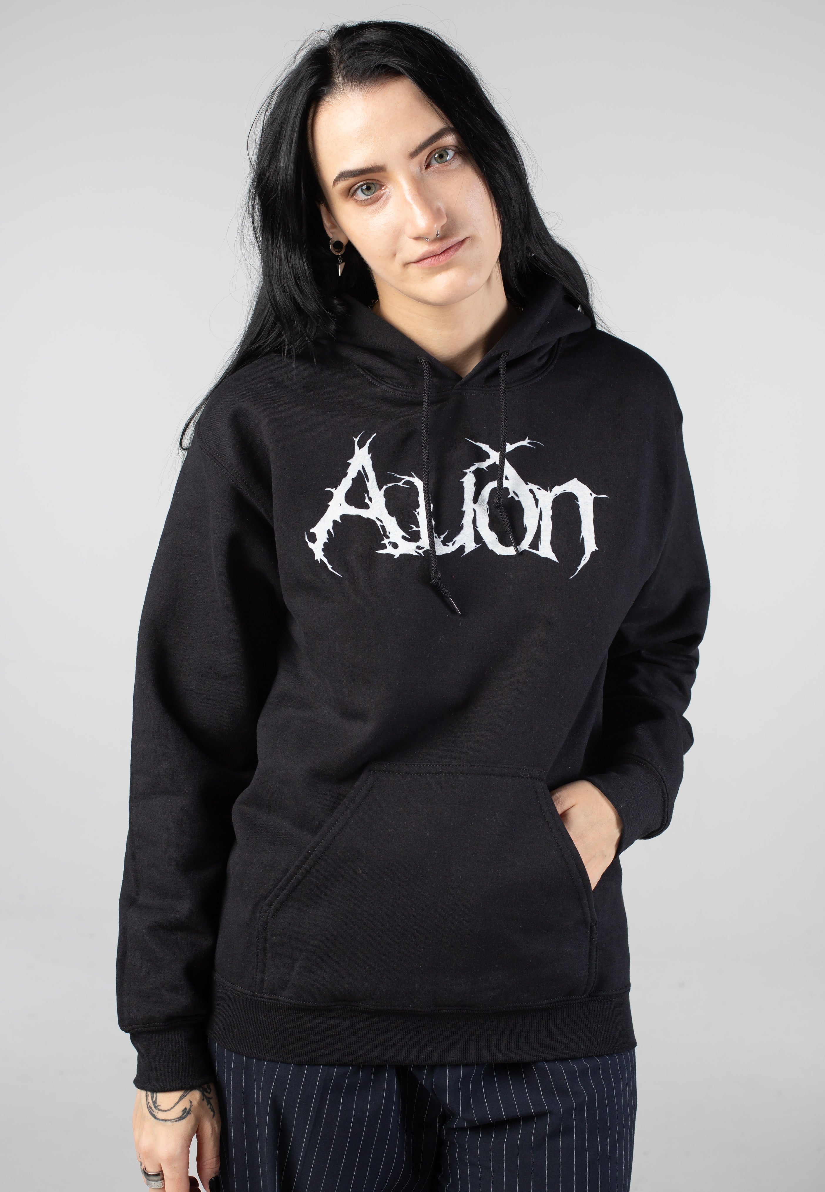Audn - Audn White Logo Sigil - Hoodie | Women-Image