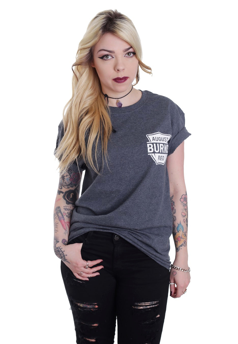 August Burns Red - Angry Music Dark Heather - T-Shirt | Women-Image
