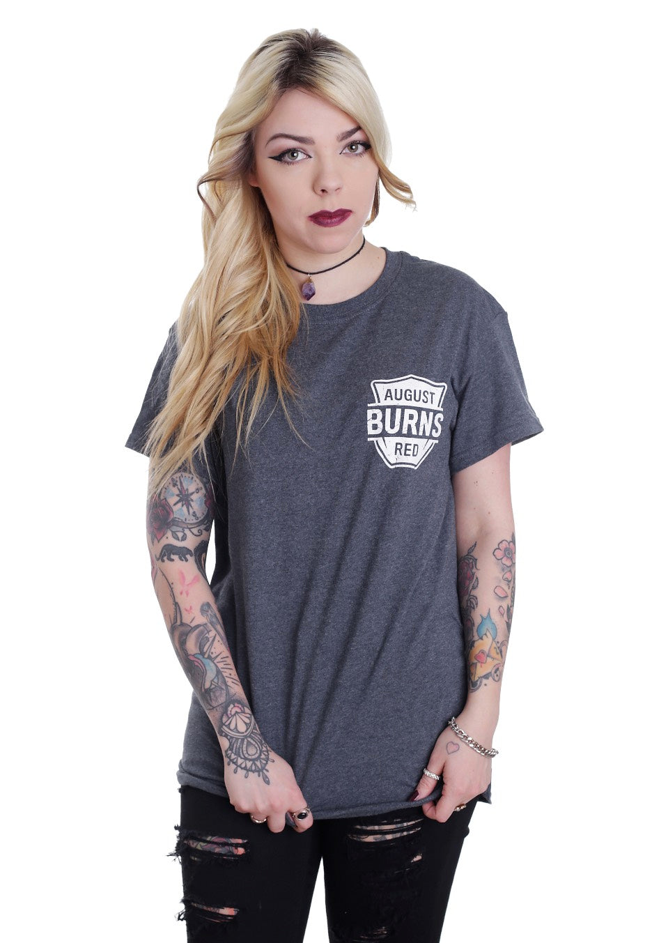 August Burns Red - Angry Music Dark Heather - T-Shirt | Women-Image
