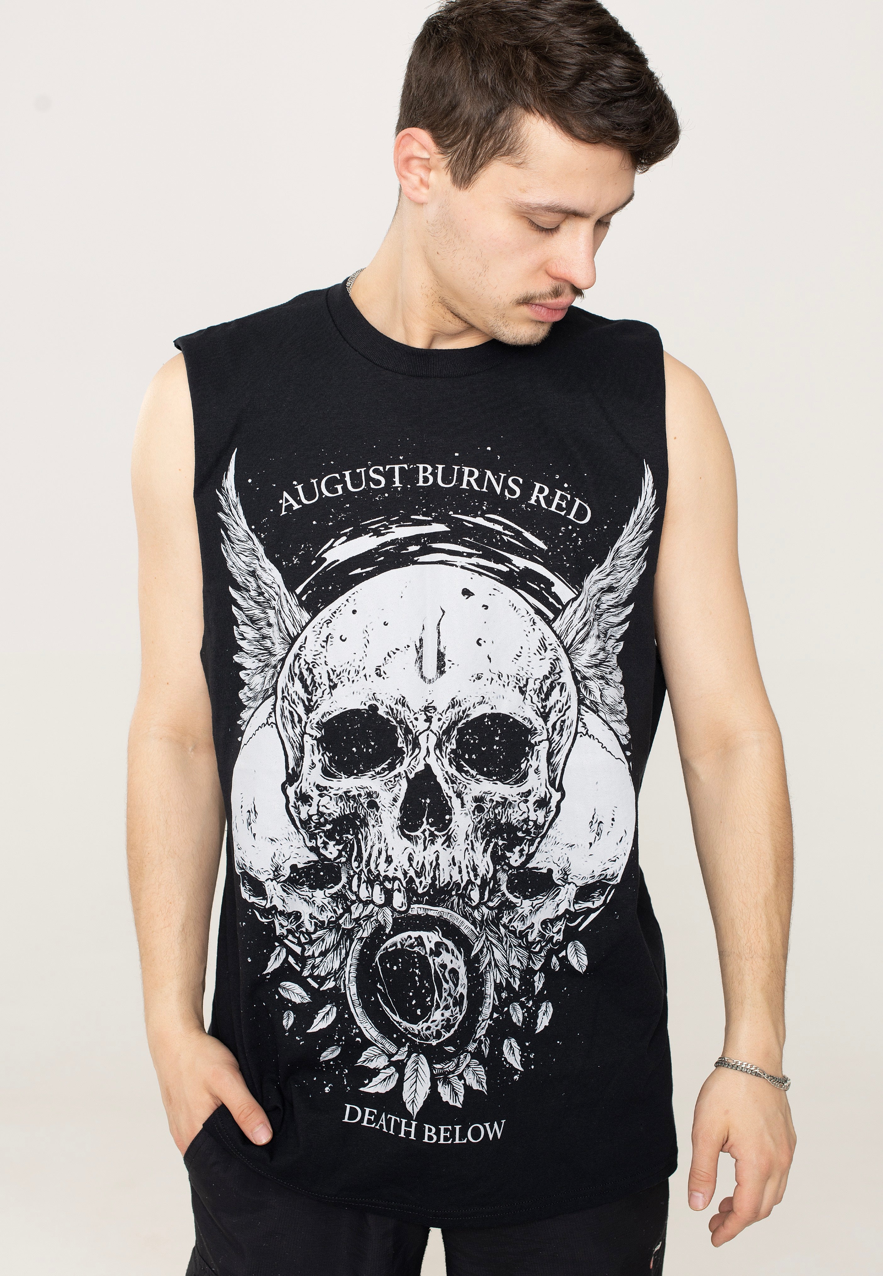 August Burns Red - Death Below Winged Skull - Sleeveless | Men-Image