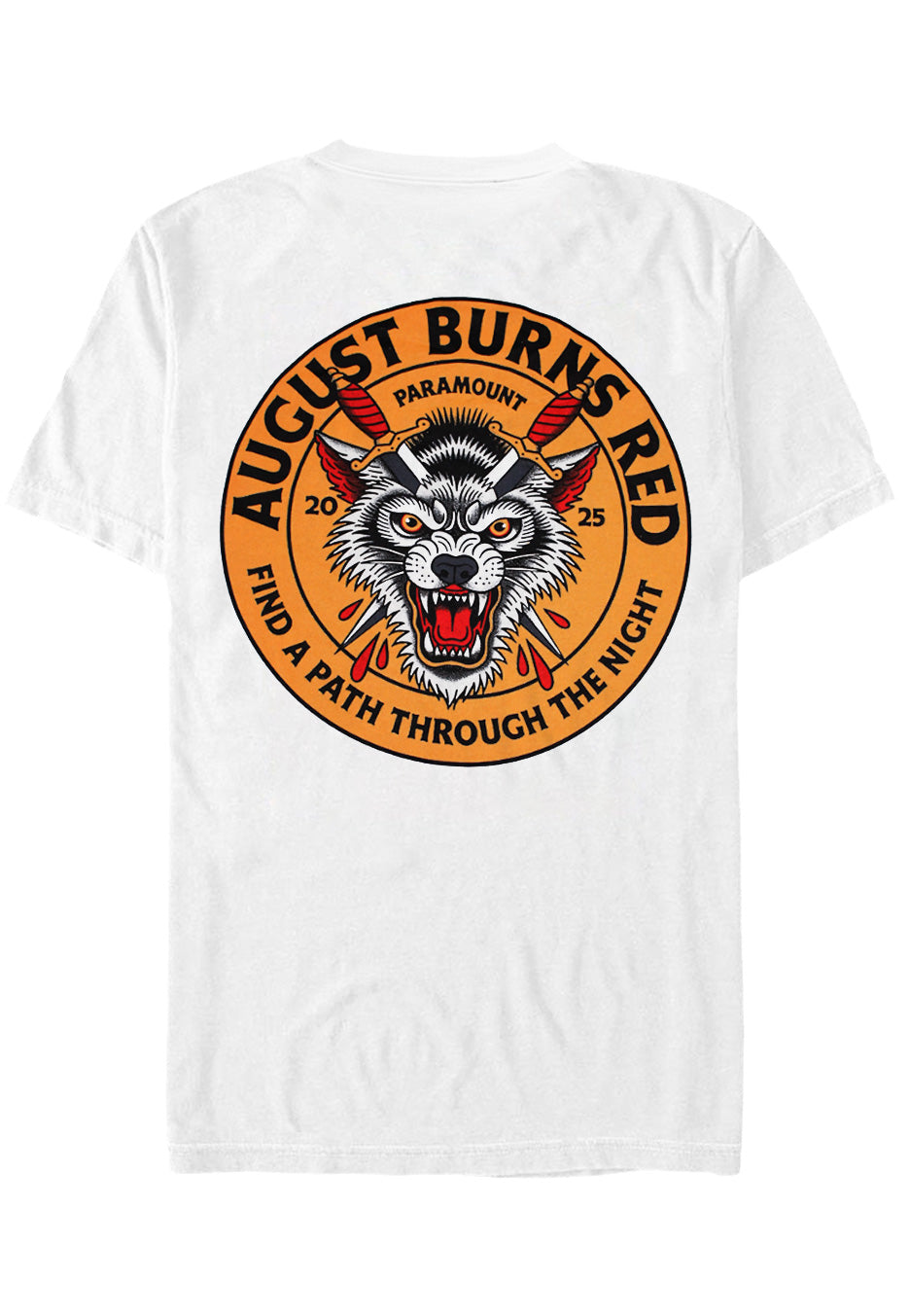 August Burns Red - Paramount Wolf White - T-Shirt | Neutral-Image