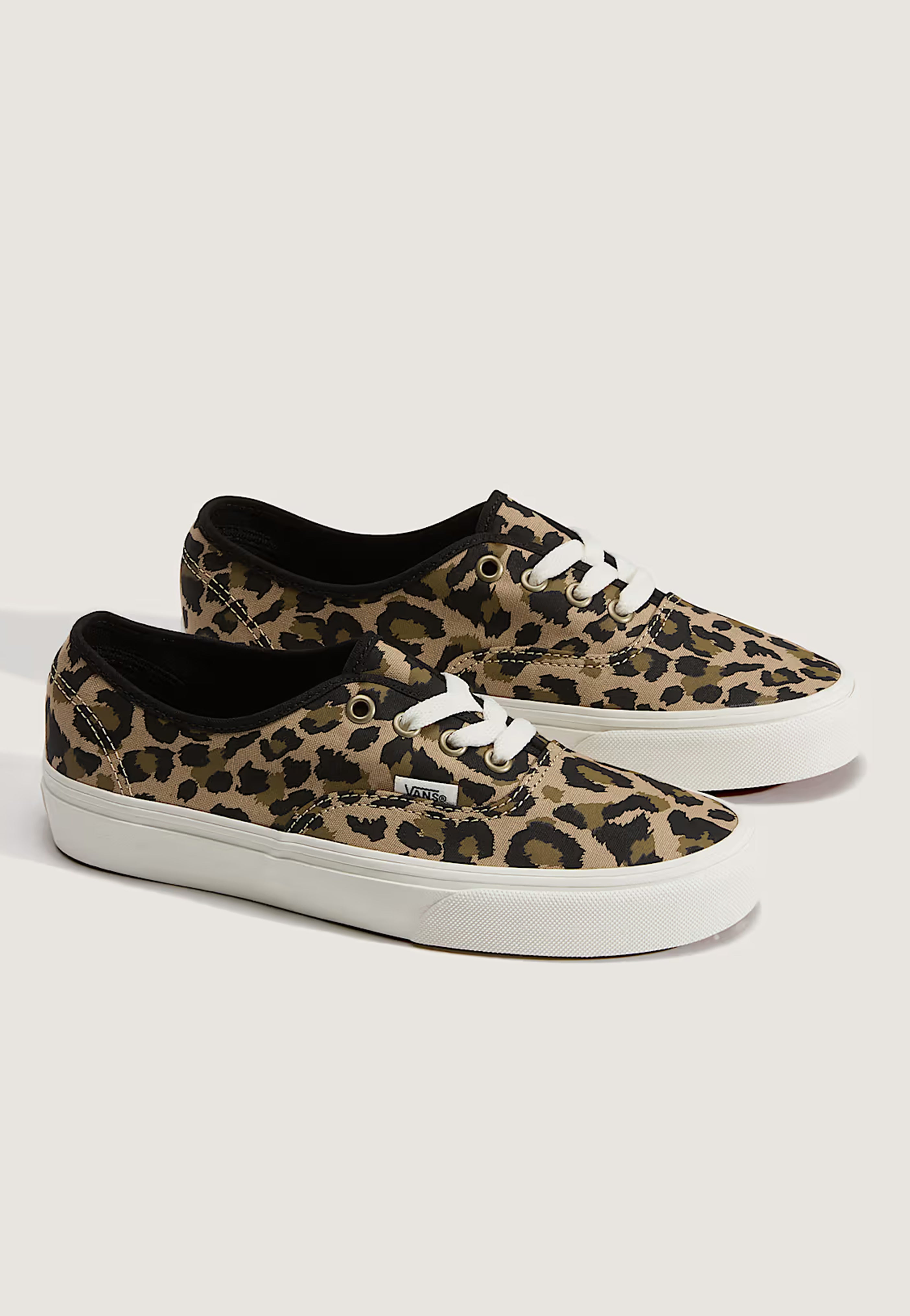 Vans - Authentic Leopard Black/Incense - Girl Shoes | Women-Image