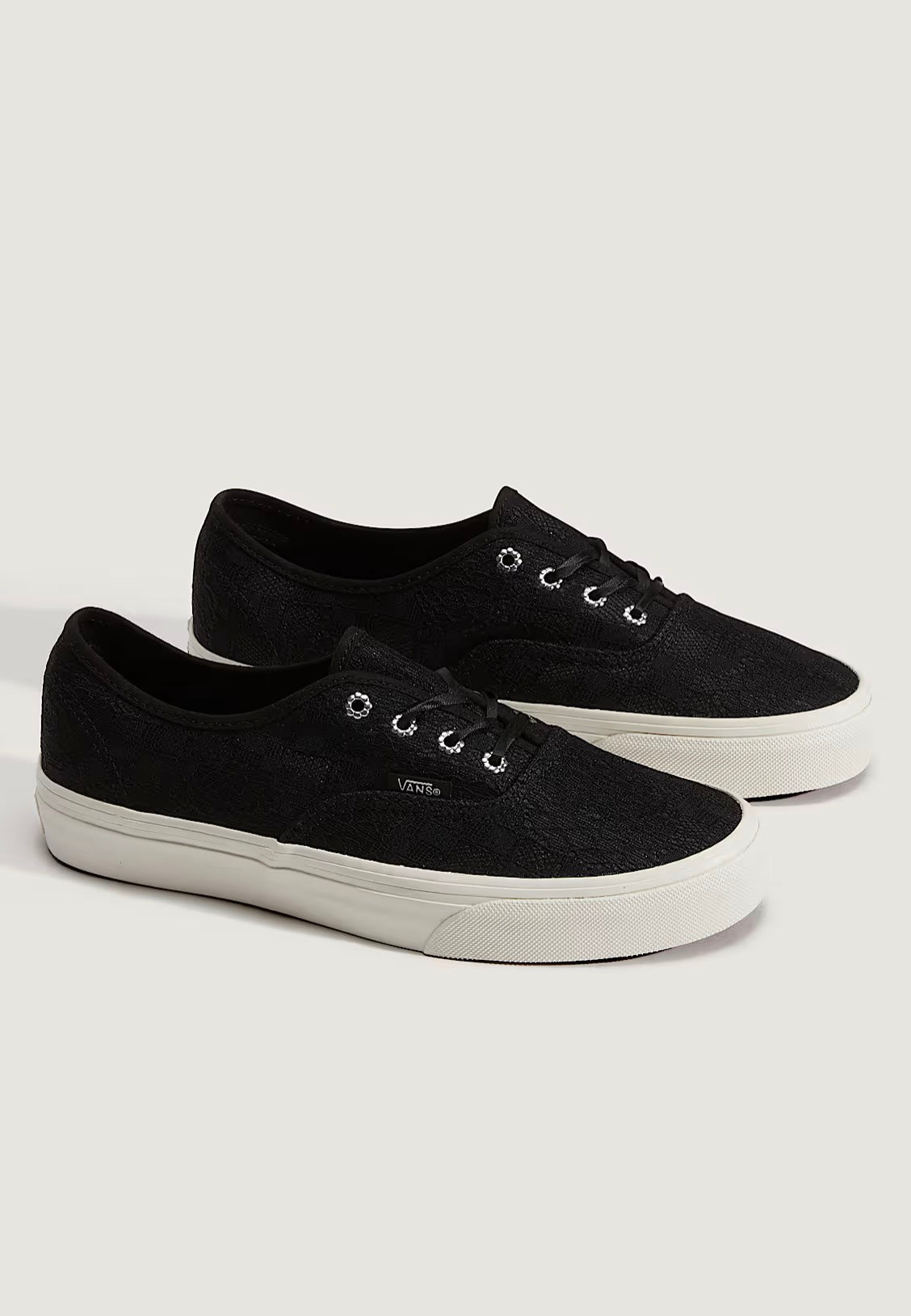 Vans - Authentic Laced Black - Girl Shoes | Women-Image
