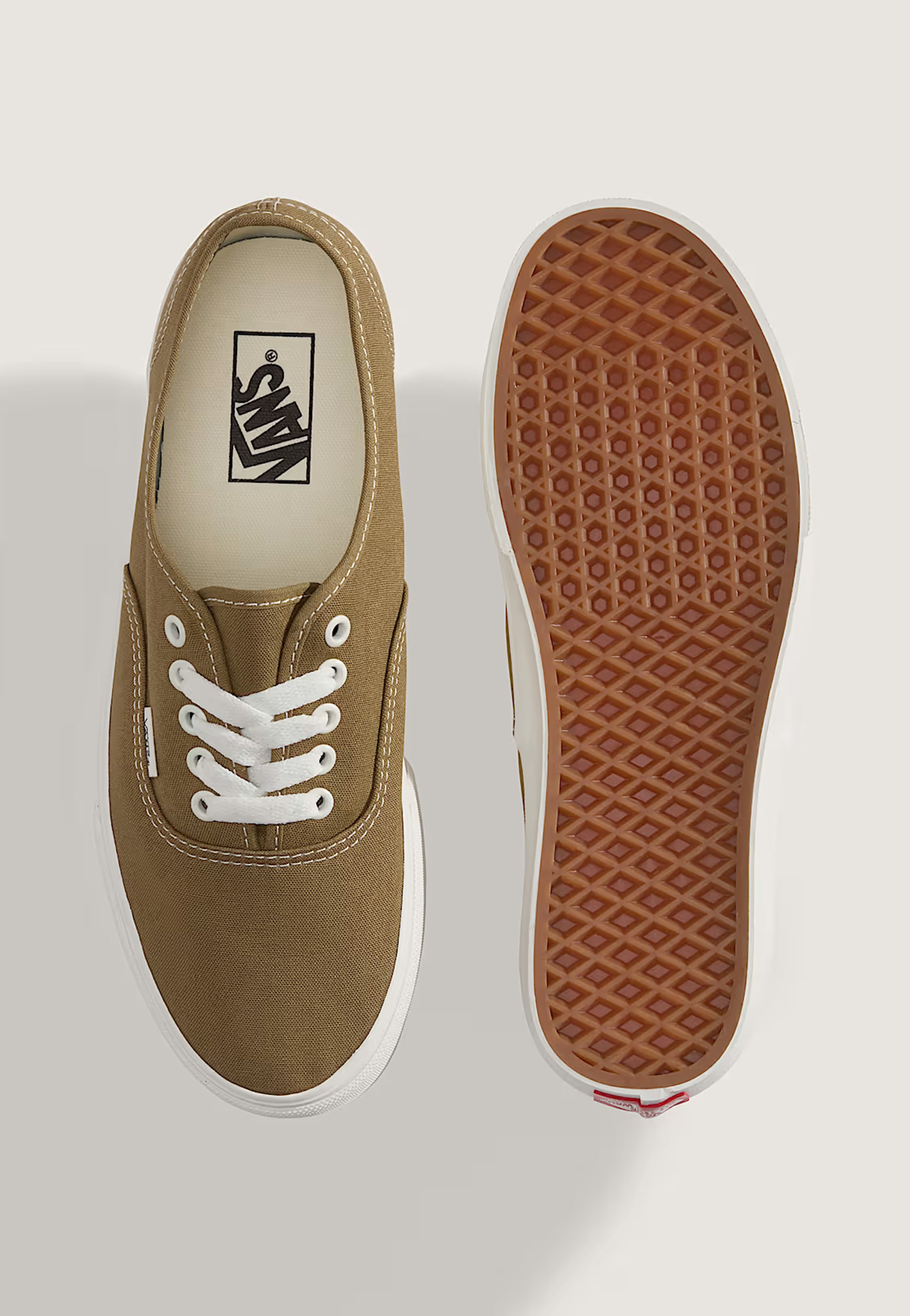 Vans - Authentic Color Theory Olive Brown - Shoes | Men-Image
