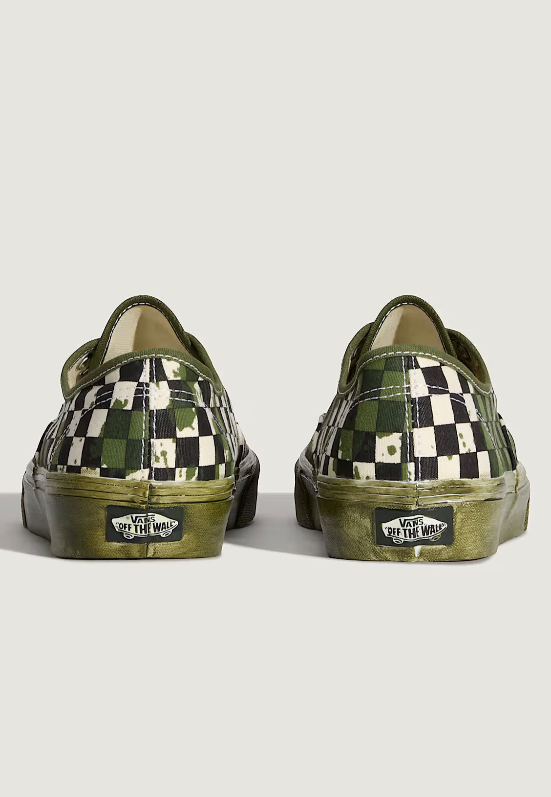 Vans Authentic Over Dye Green Shoes | Men-Image