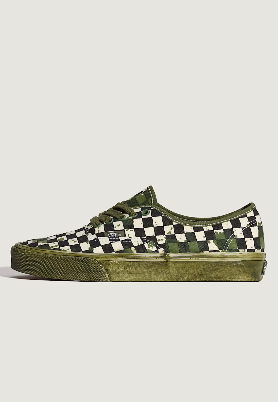Vans Authentic Over Dye Green Shoes | Men-Image