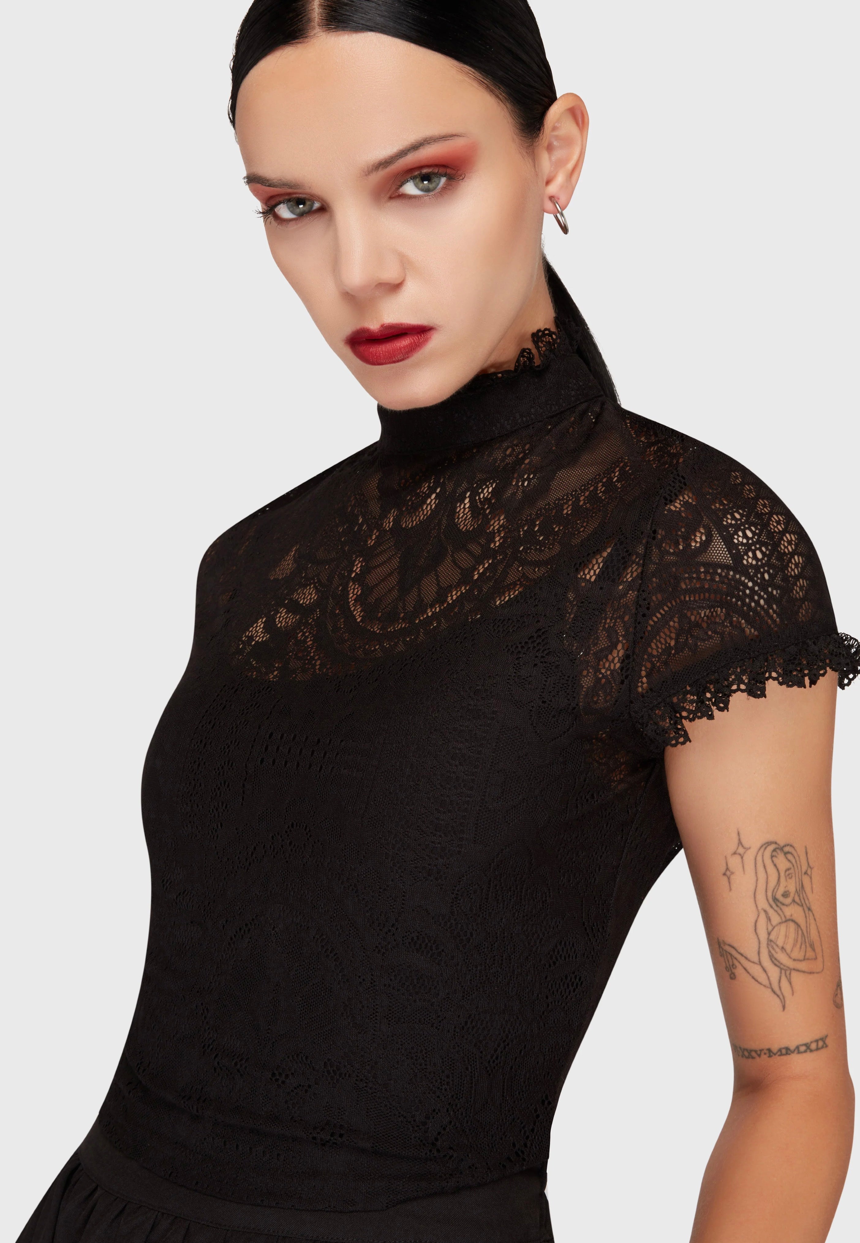 Killstar - Ava Crop Black - Top | Women-Image