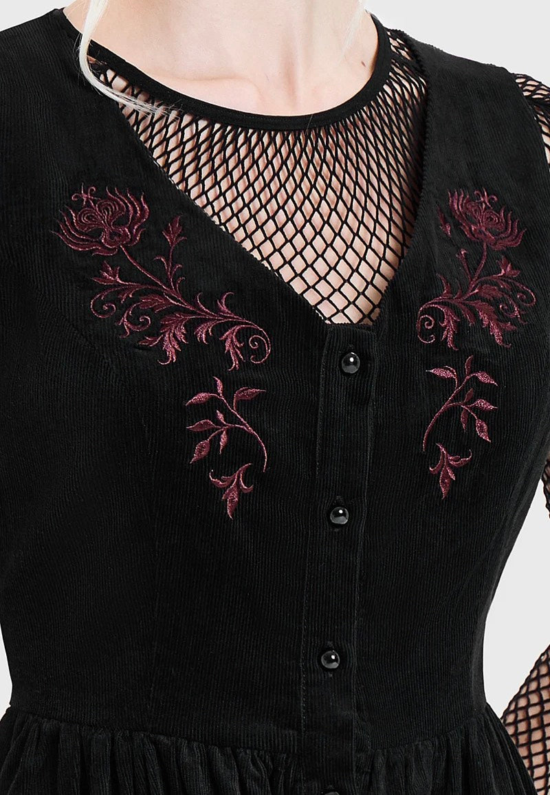 Killstar Avery's Reign Mini Black Kleid | Women-Image