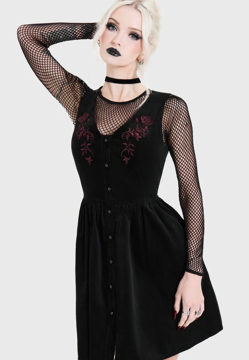 Killstar Avery's Reign Mini Black Kleid | Women-Image