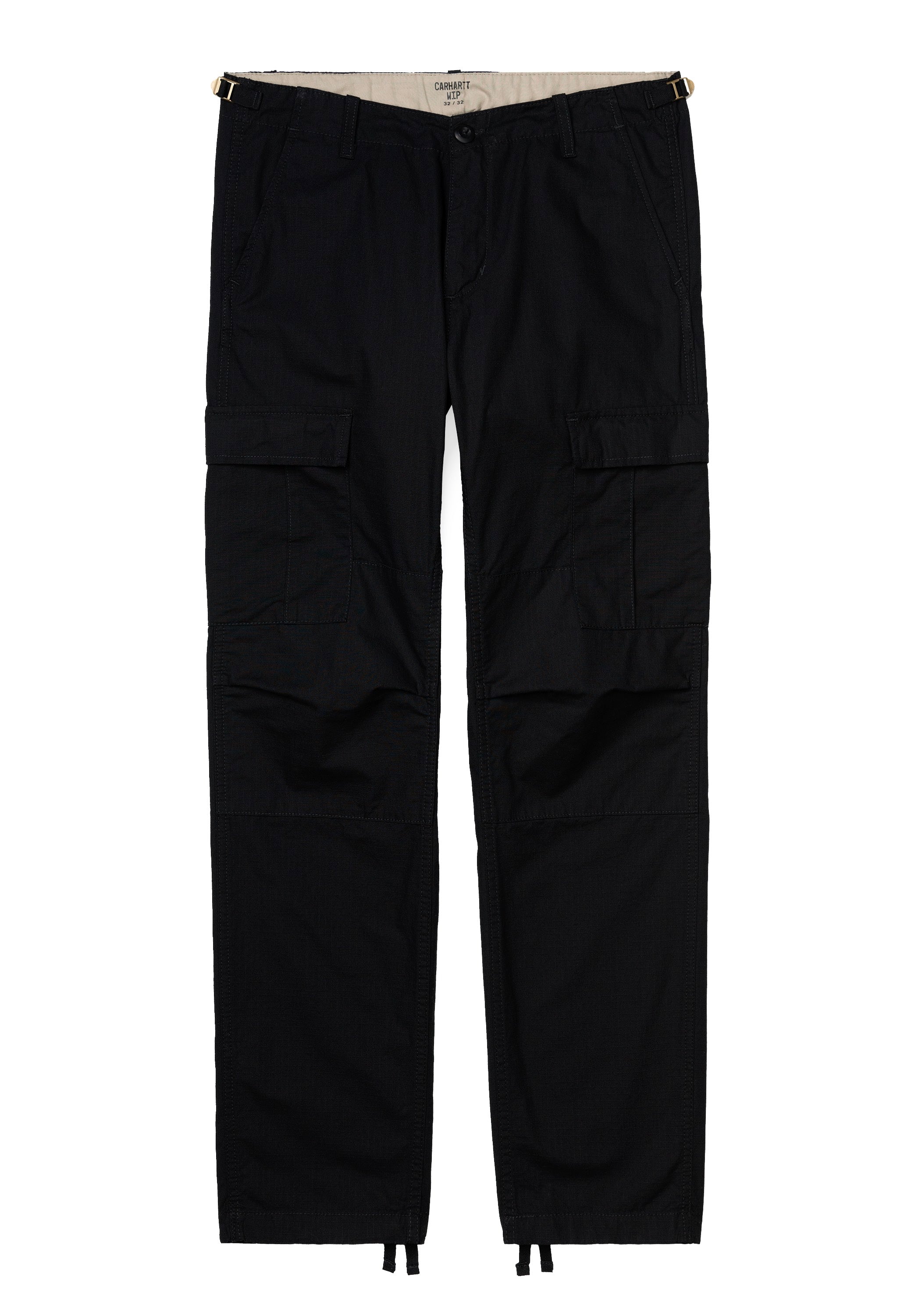 Carhartt WIP - Aviation Rinsed Black - Pants | Men-Image