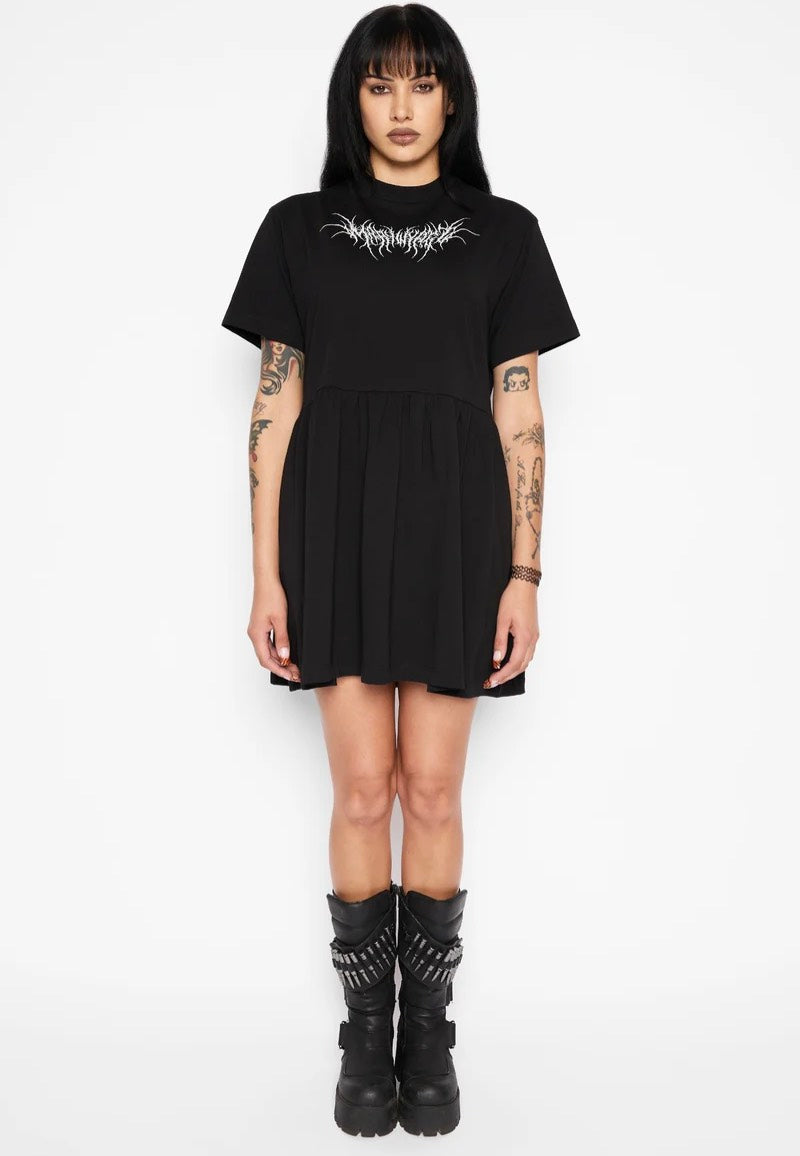 Mary Wyatt Azra Smock Black Jurke | Women-Image