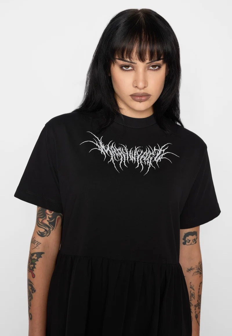 Mary Wyatt Azra Smock Black Jurke | Women-Image