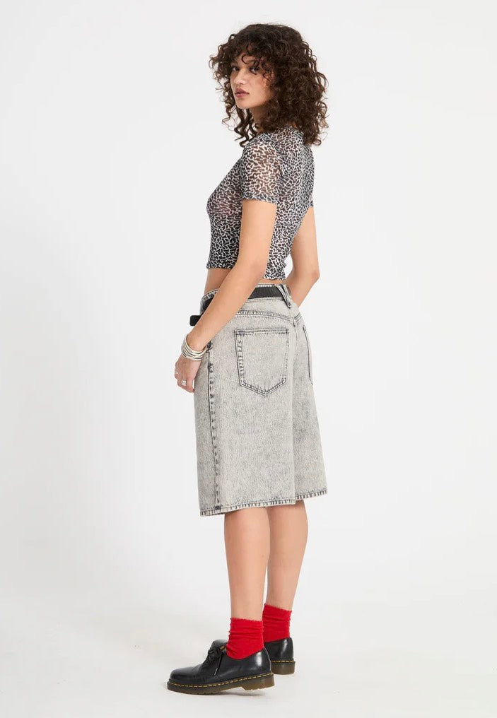 Volcom - Rawly Knit Mesh Black/White - Top | Women-Image