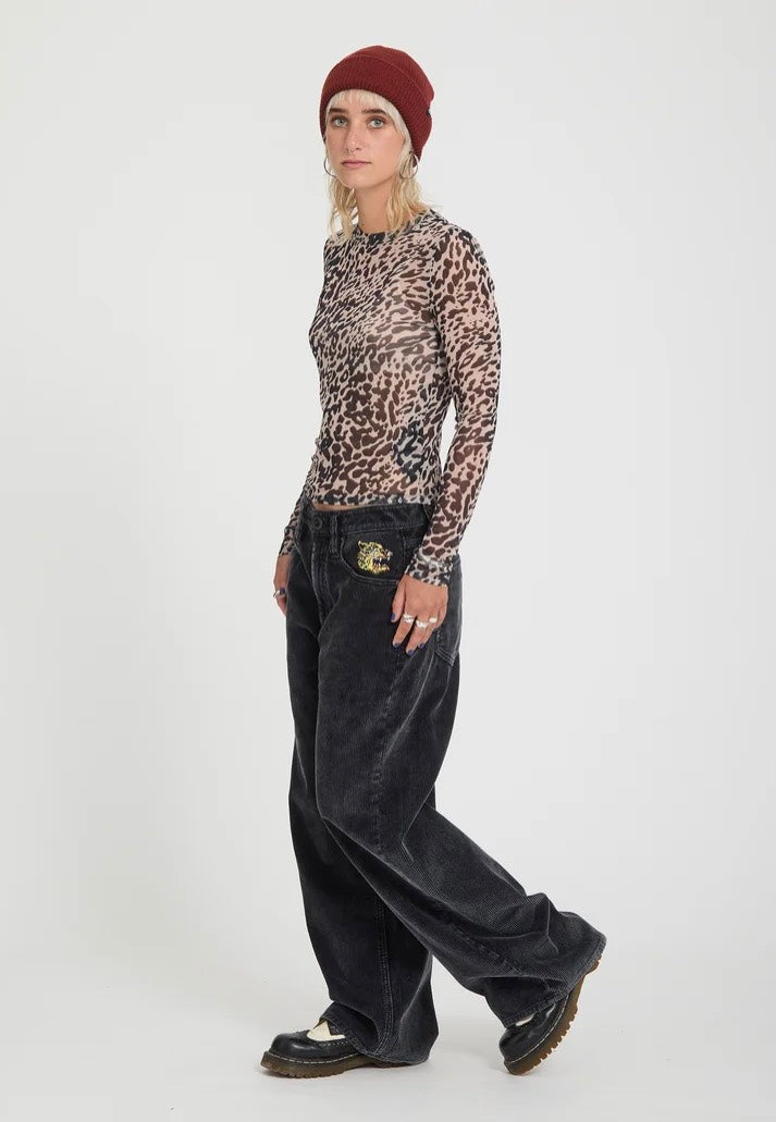 Volcom Tigardi Mesh Animal Print Longsleeve | Women-Image