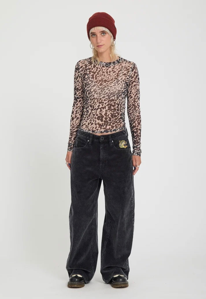 Volcom Tigardi Mesh Animal Print Longsleeve | Women-Image