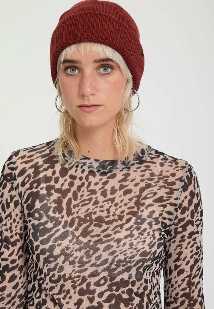 Volcom Tigardi Mesh Animal Print Longsleeve | Women-Image