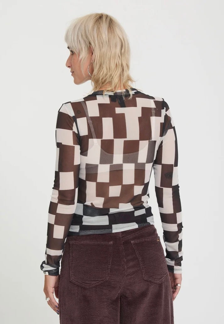 Volcom - FA Carrau Mesh White - Longsleeve | Women-Image