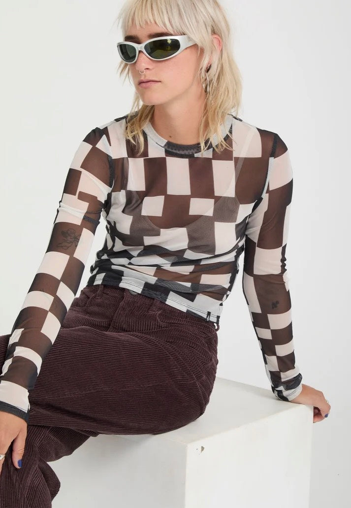 Volcom - FA Carrau Mesh White - Longsleeve | Women-Image